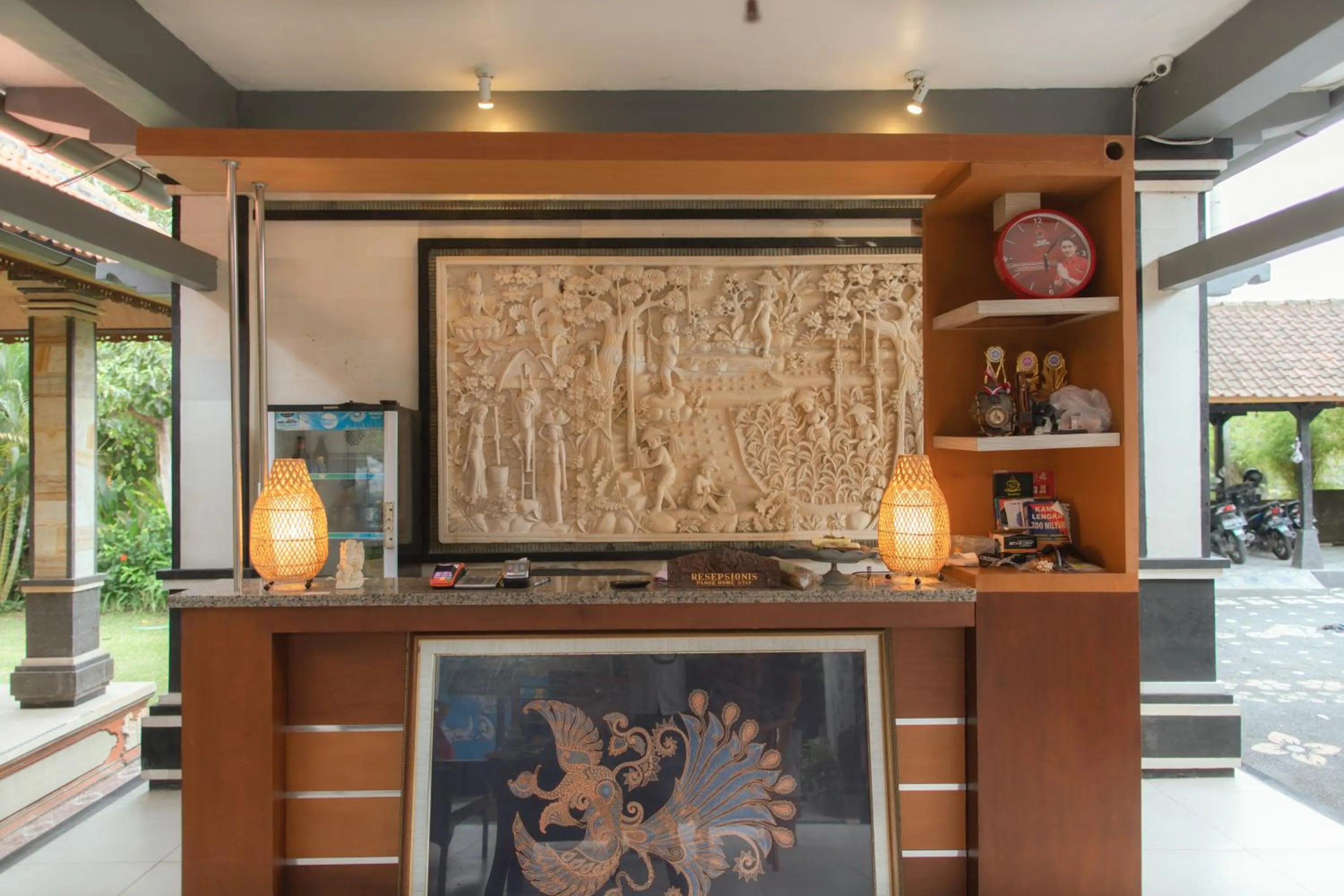 Lobby or reception in Pande Homestay