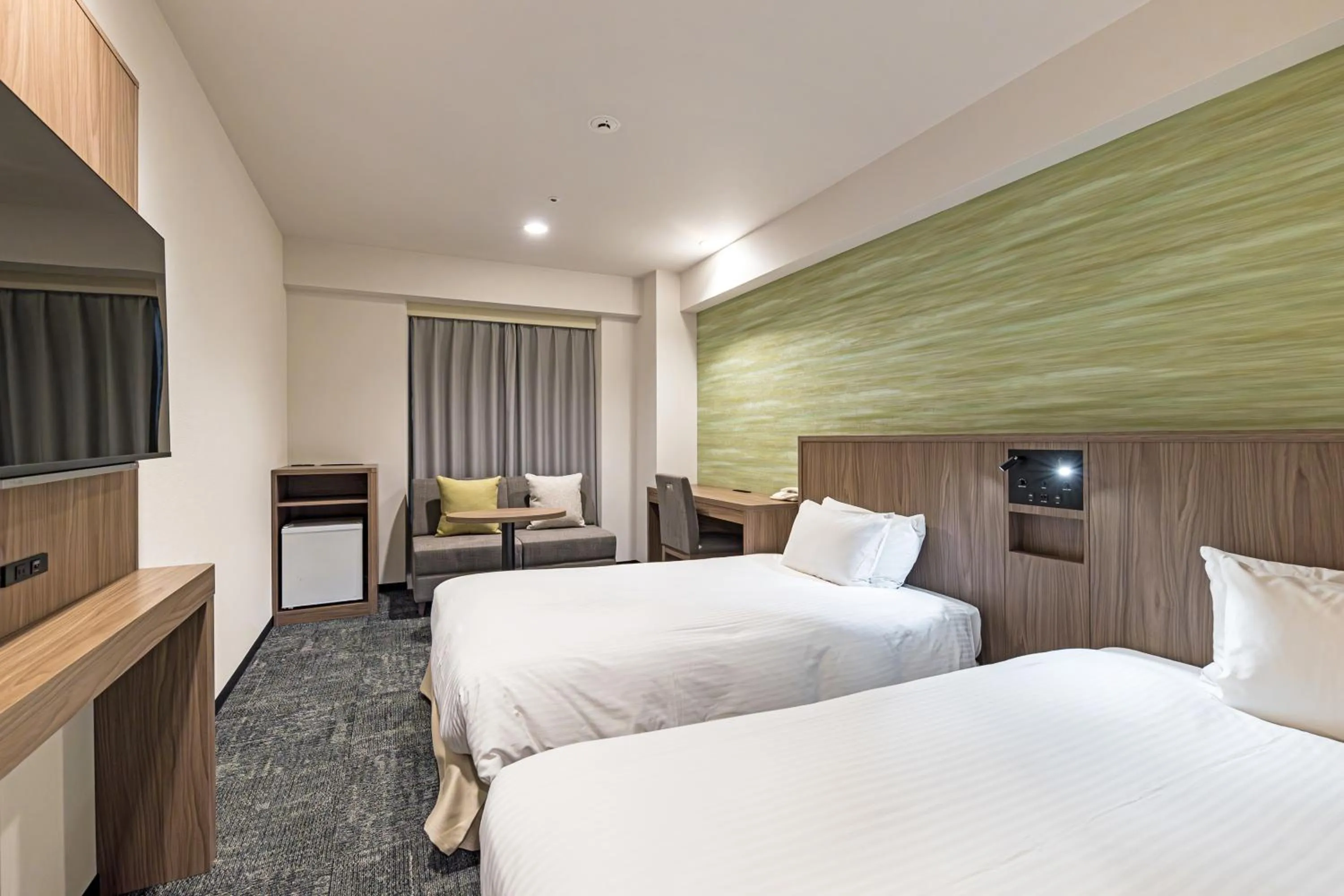 Photo of the whole room, Bed in Hotel JAL City Nagano