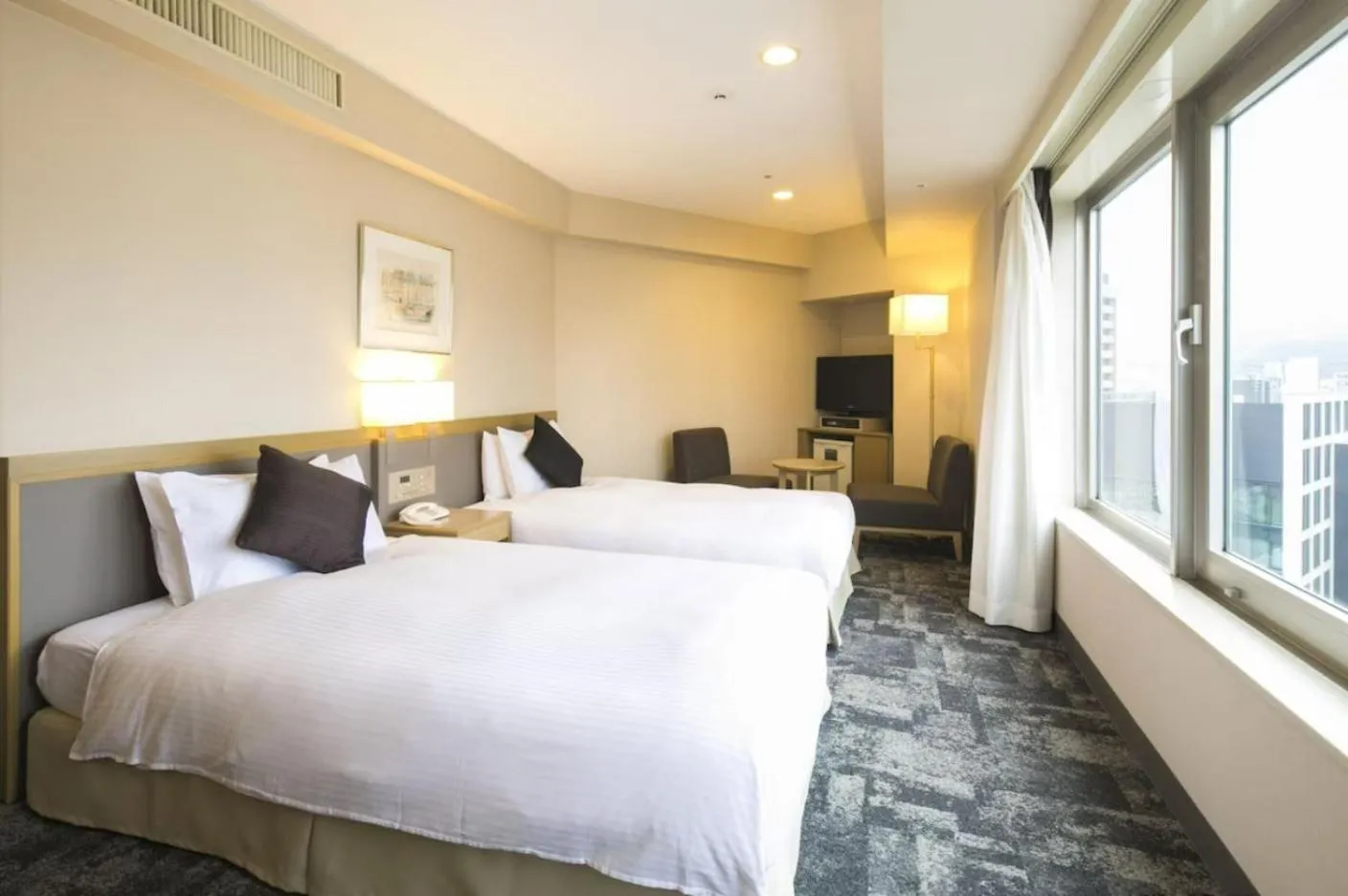 Bedroom, Bed in Hotel JAL City Nagano