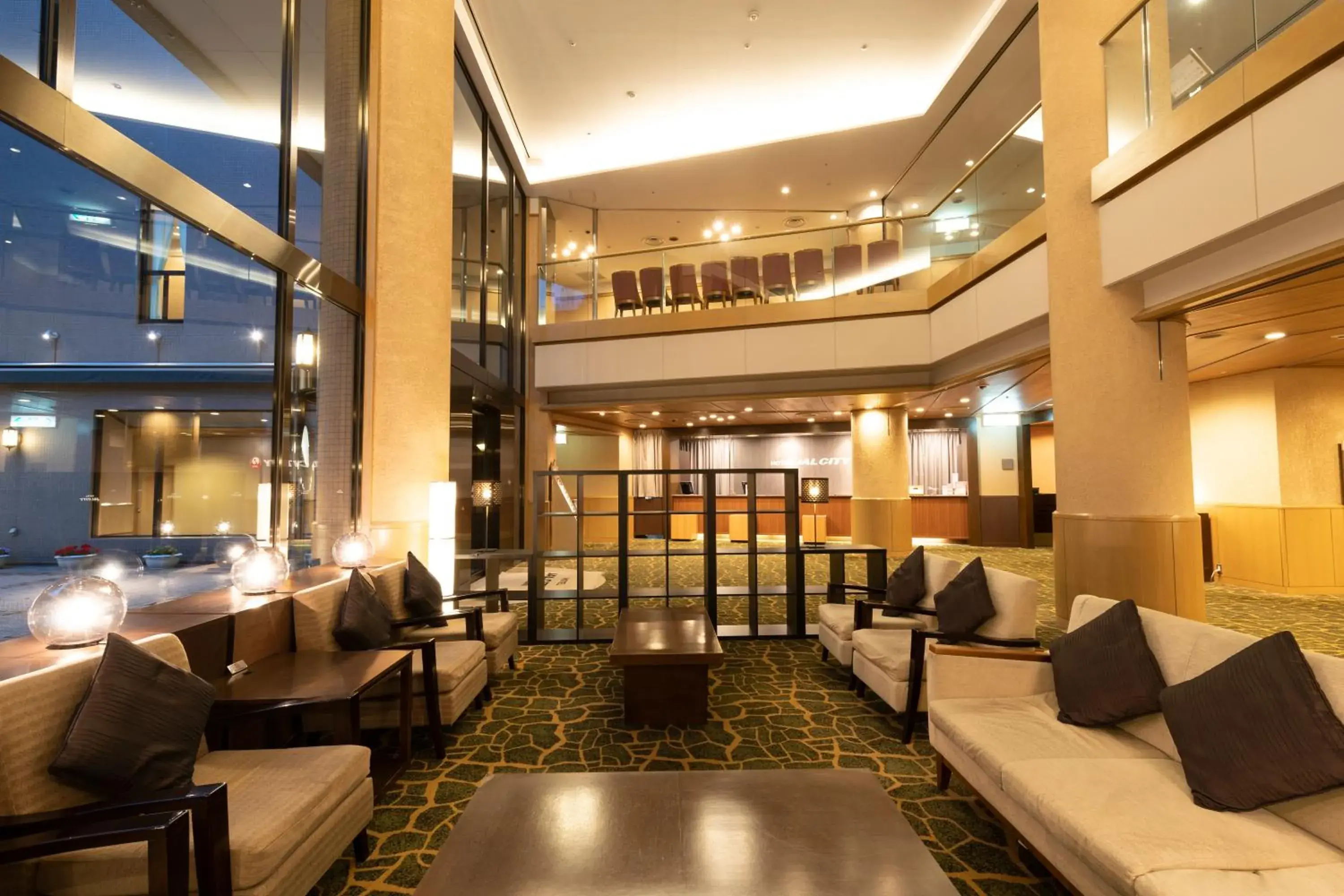 Lobby or reception in Hotel JAL City Nagano Lobby or reception in Hotel JAL City Nagano
