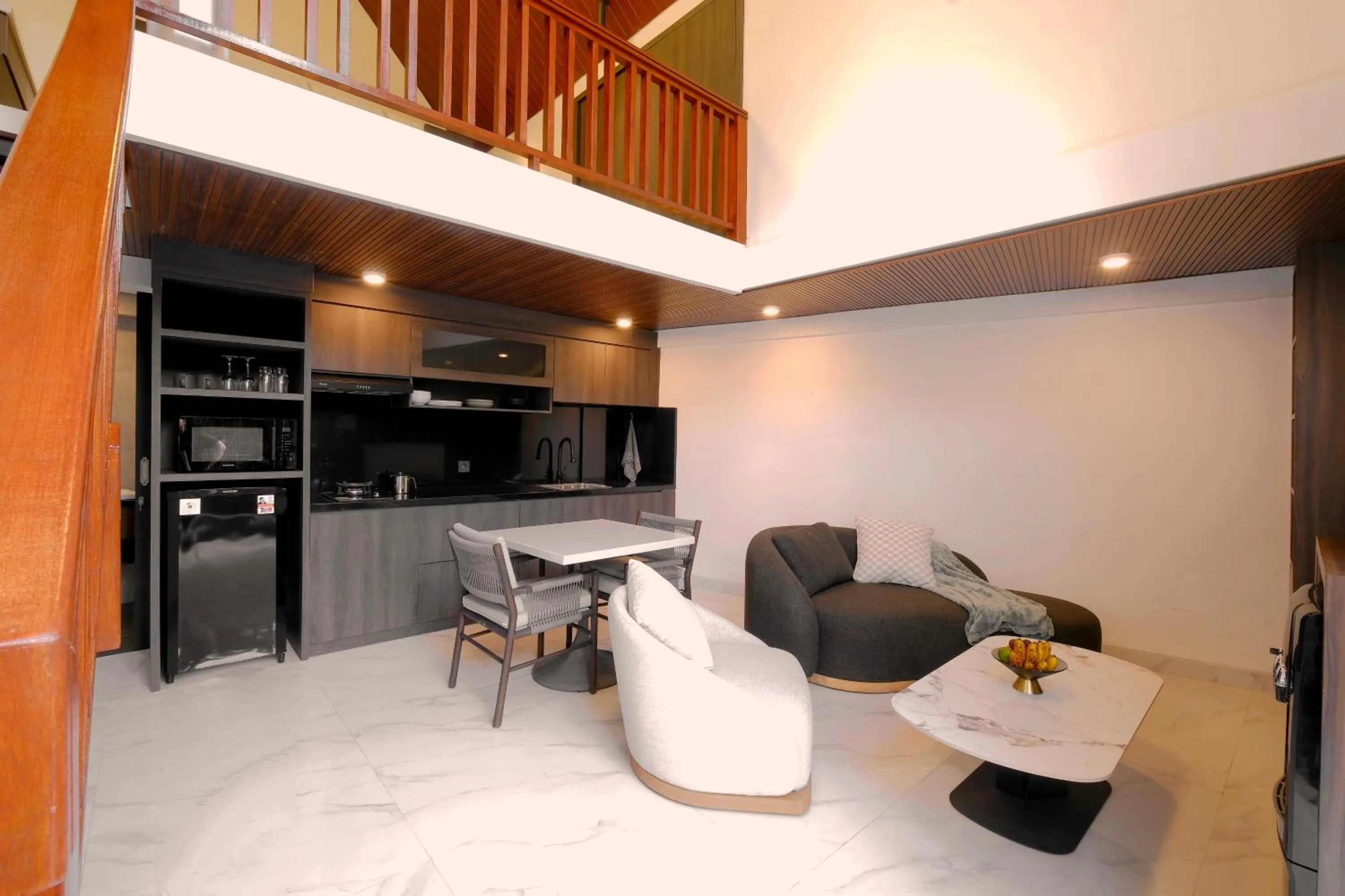 Kitchen or kitchenette in Utamas Keramas Villa