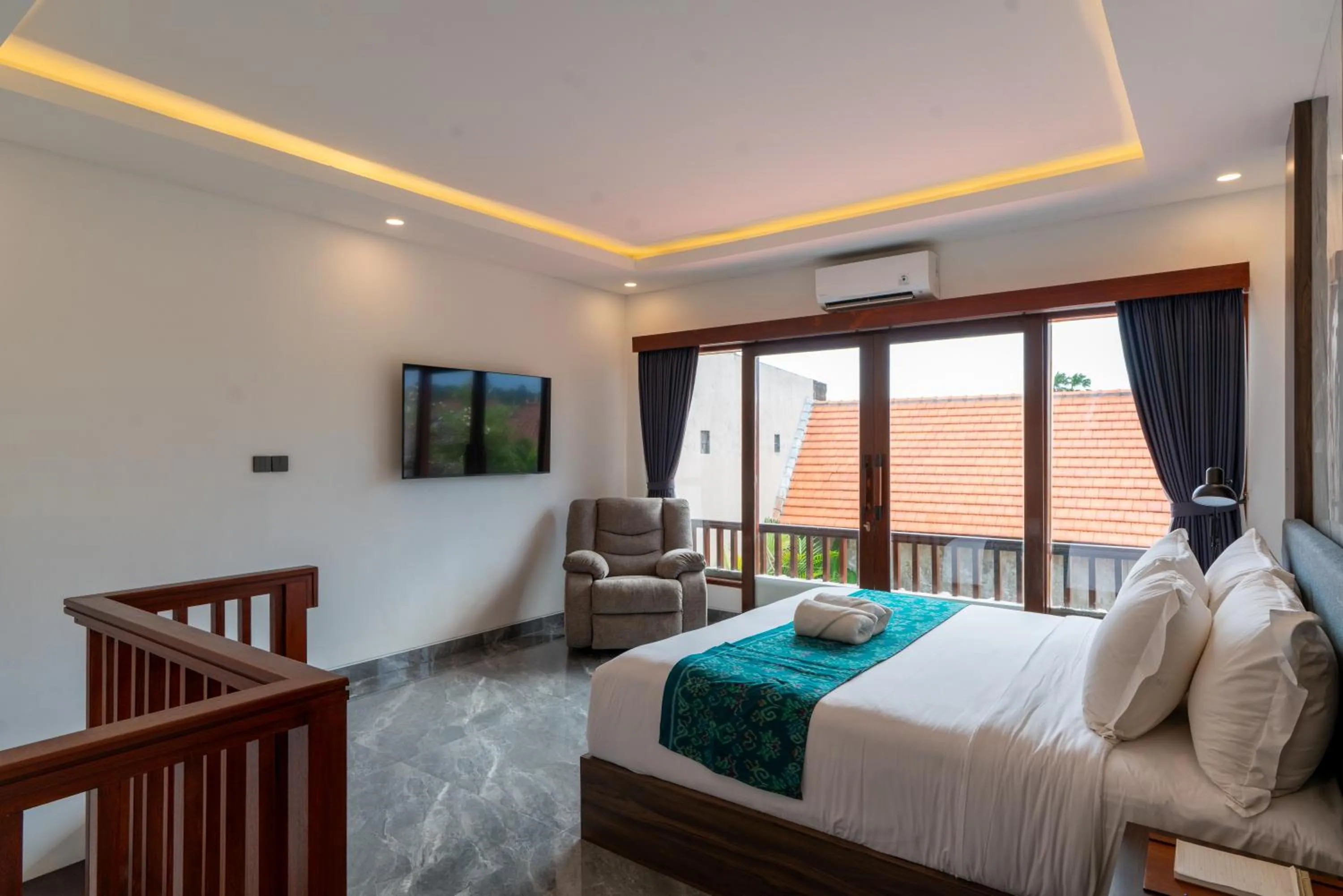 Bedroom, Bed in Utamas Keramas Villa