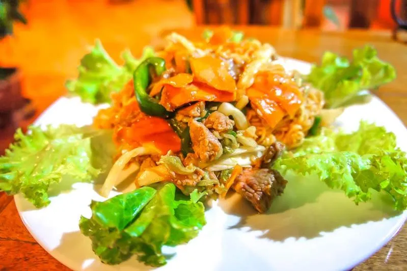 Restaurant/places to eat in Visal Sak Guesthouse