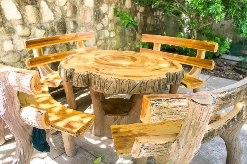 Garden in Visal Sak Guesthouse