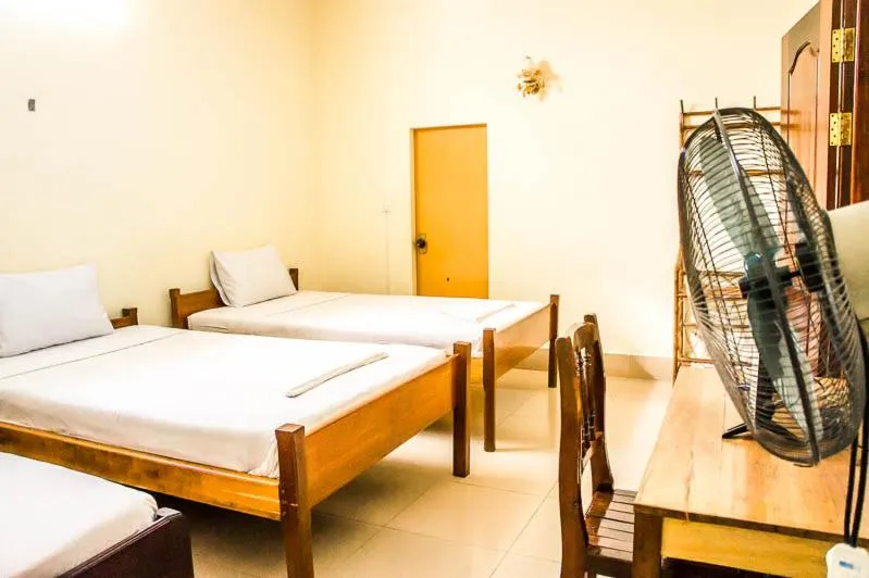 Bed in Visal Sak Guesthouse