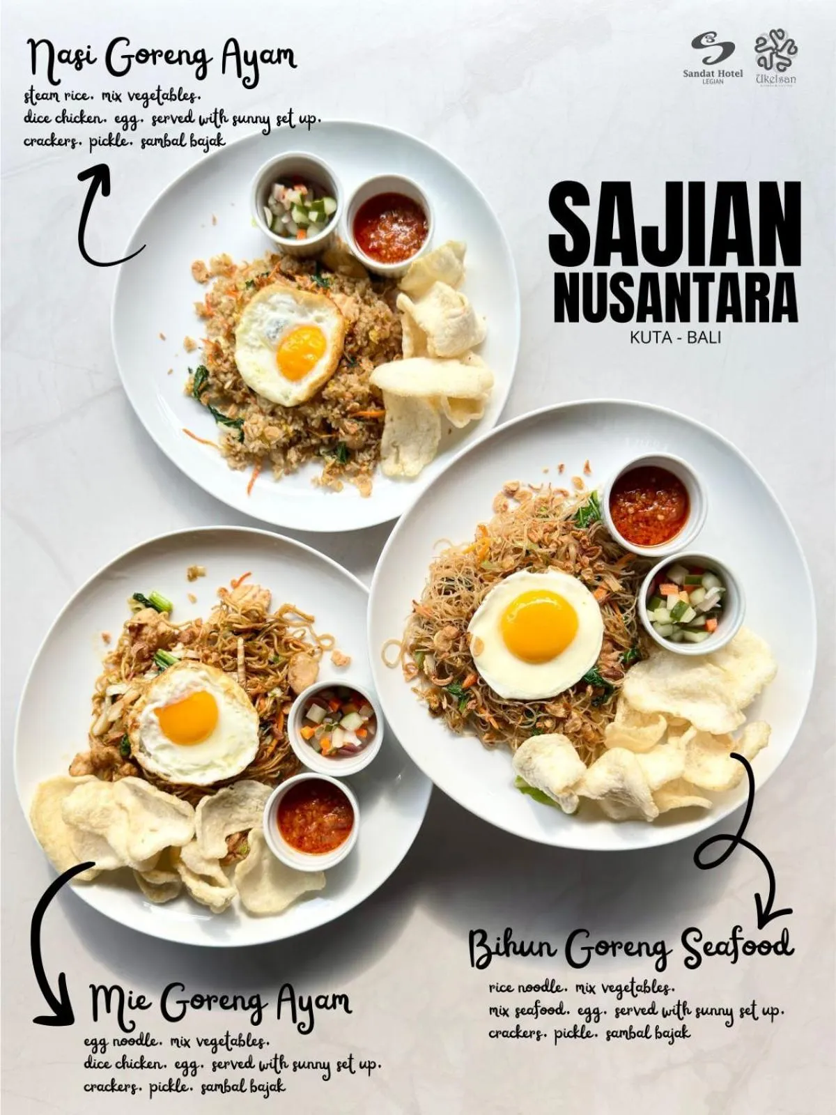 Breakfast in Sandat Hotel Legian