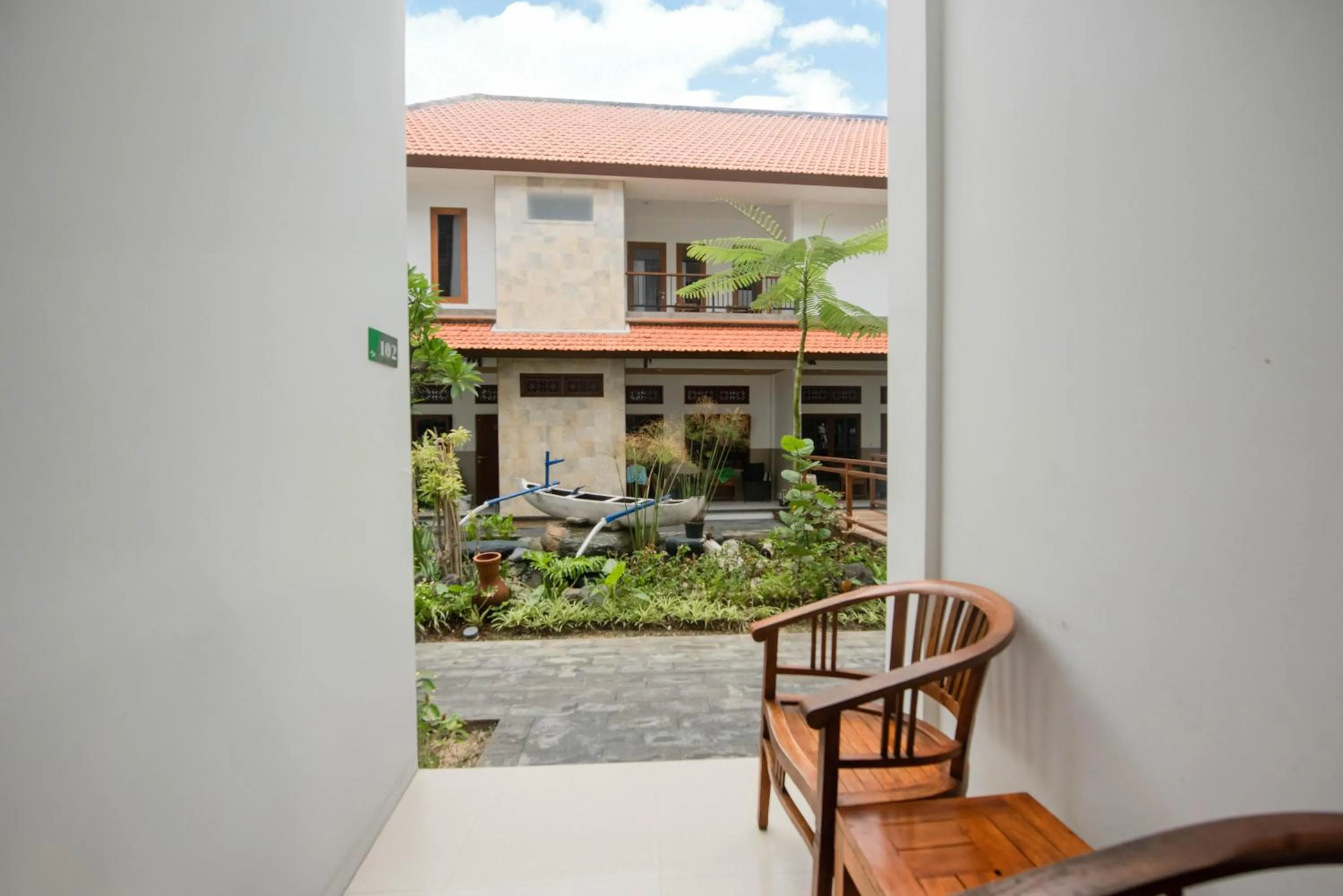 Balcony/Terrace in Sandat Hotel Legian