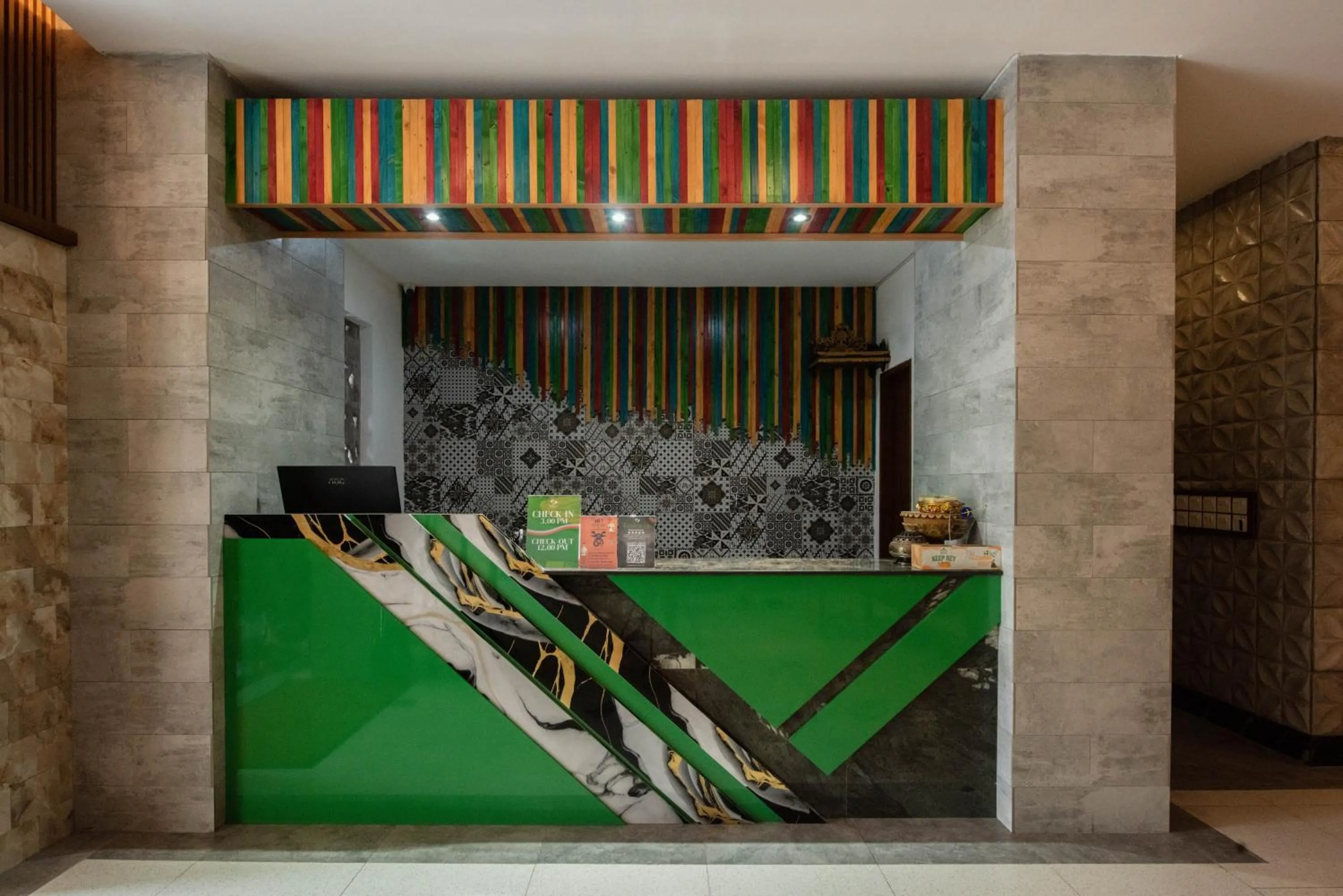 Lobby or reception in Sandat Hotel Legian