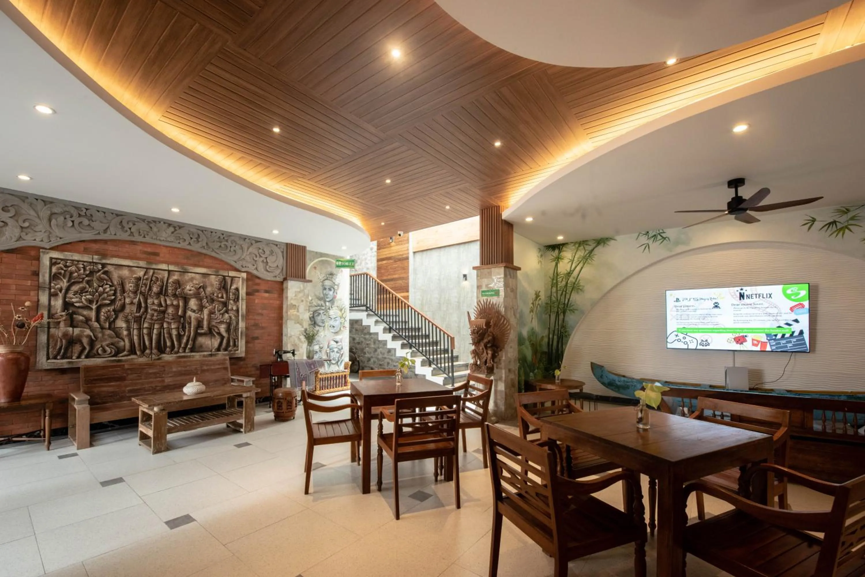 Living room in Sandat Hotel Legian
