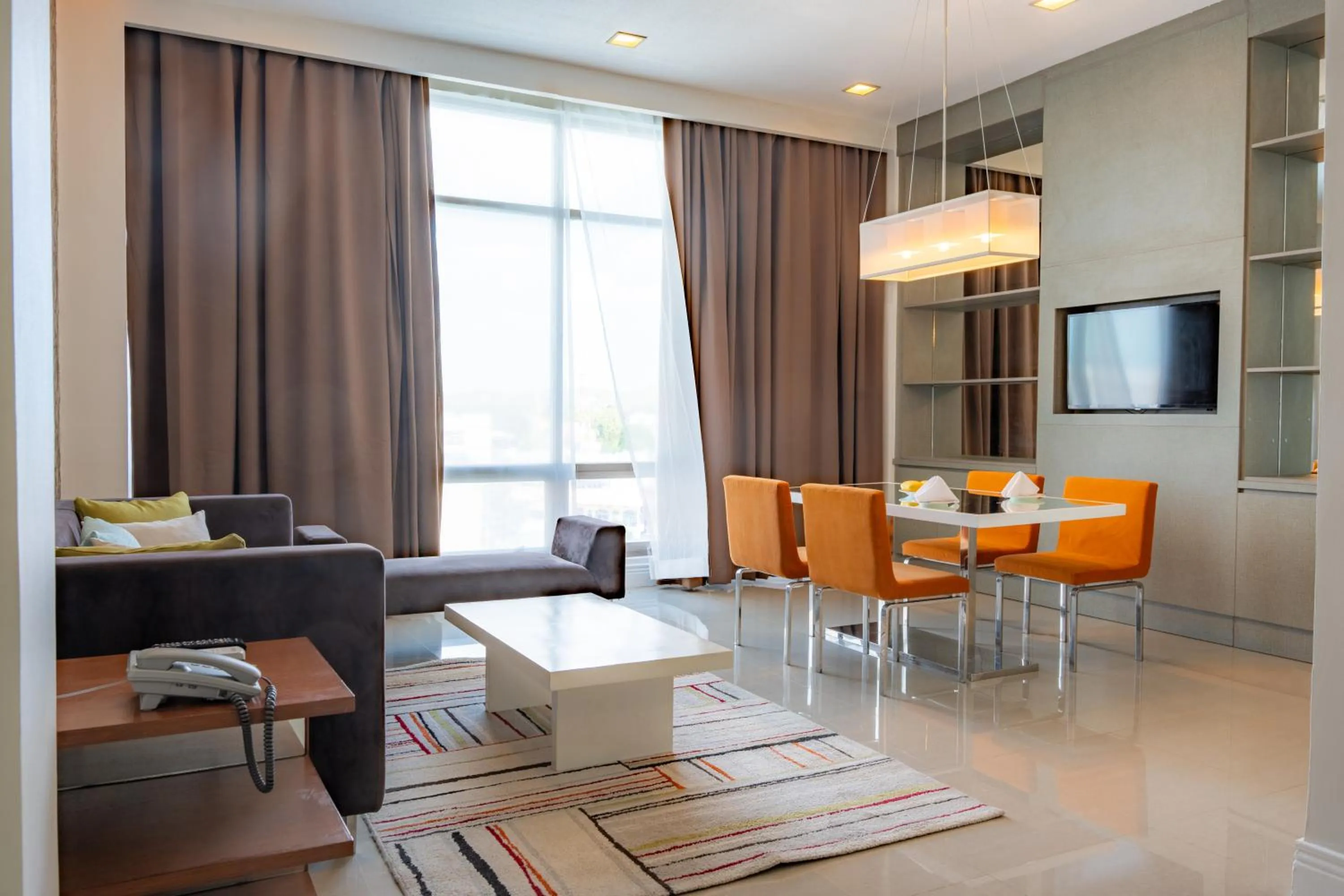 Living room in MetroCentre Hotel