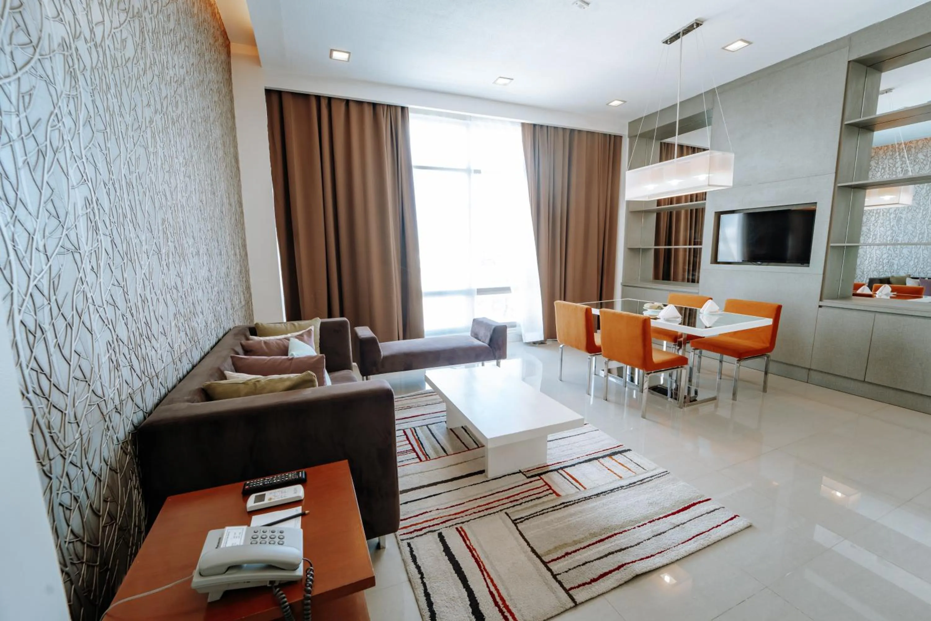 Living room in MetroCentre Hotel