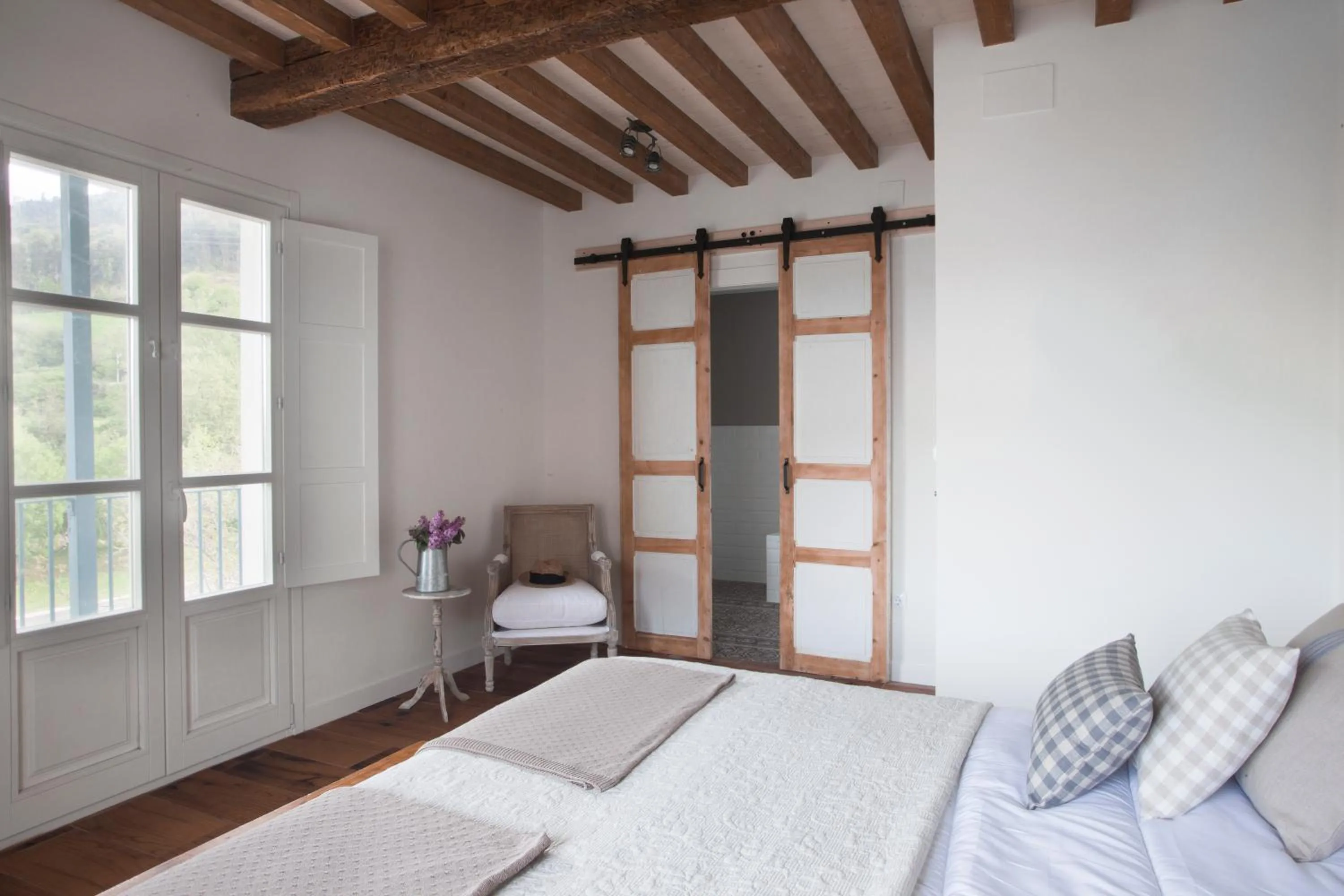 Decorative detail, Bed in Posada Seis Leguas