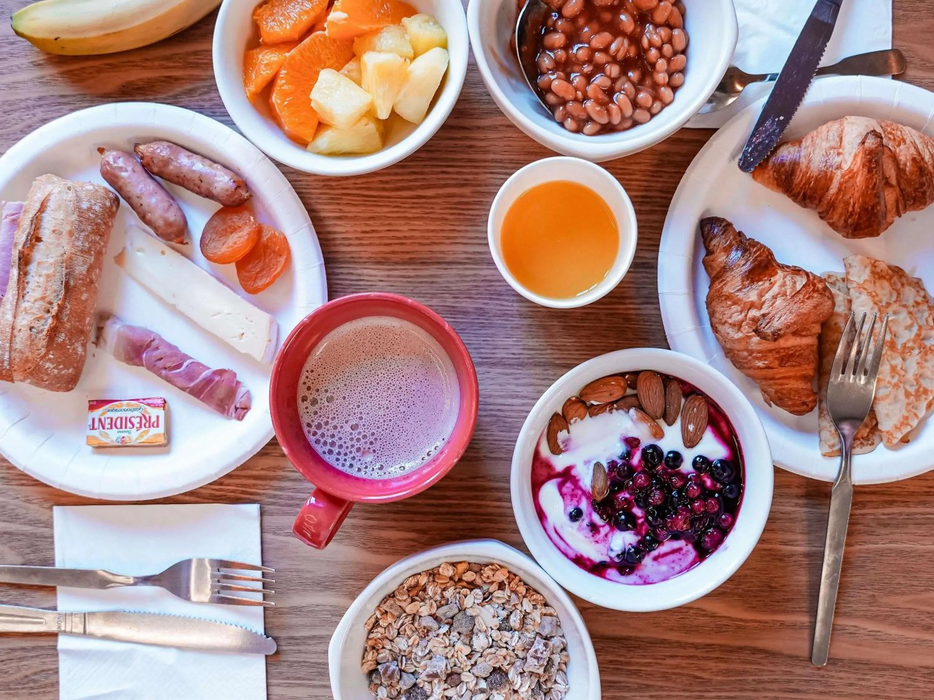 Breakfast in ibis budget Marseille Vieux Port