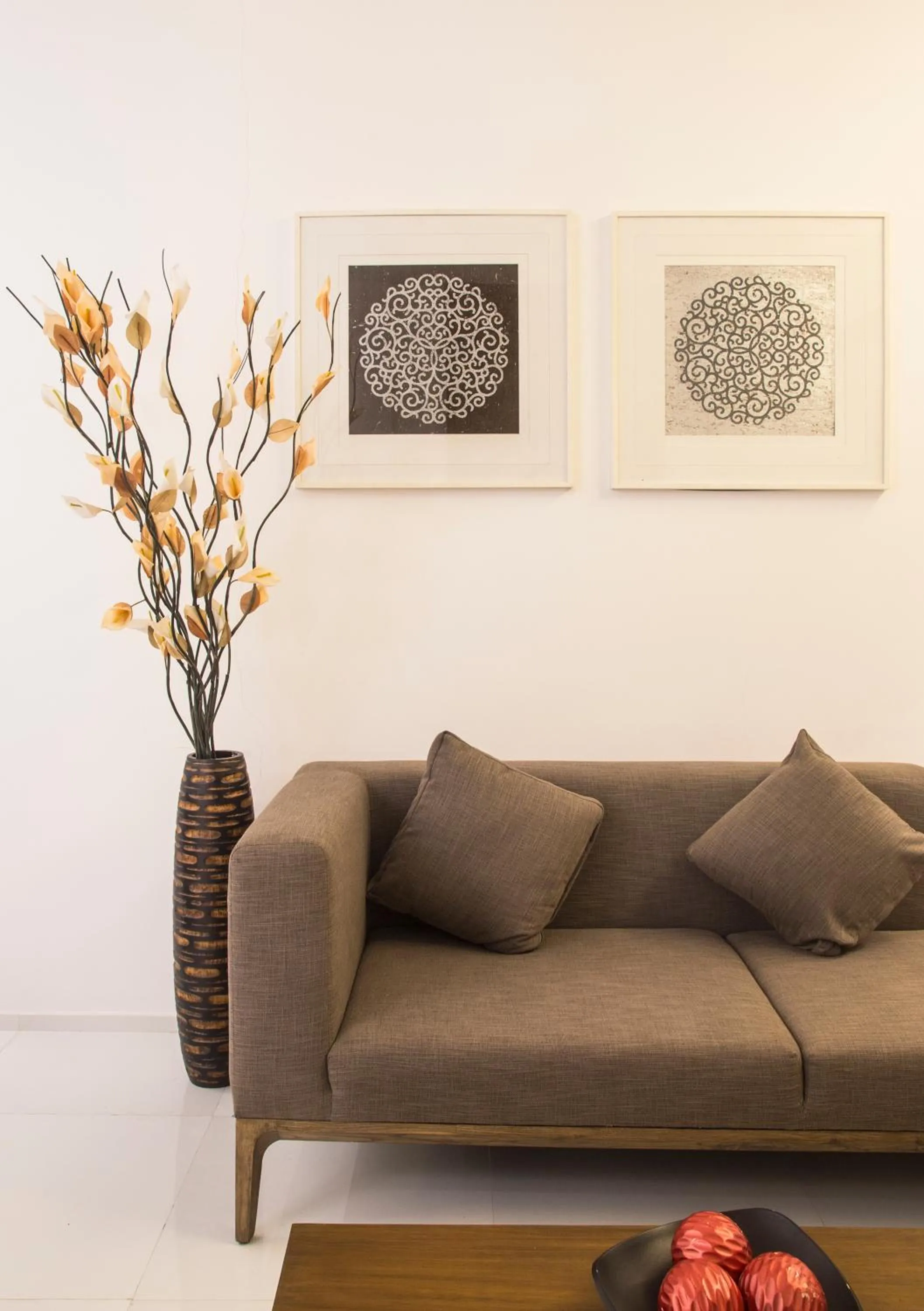 Living room in Kent Baywatch Suites