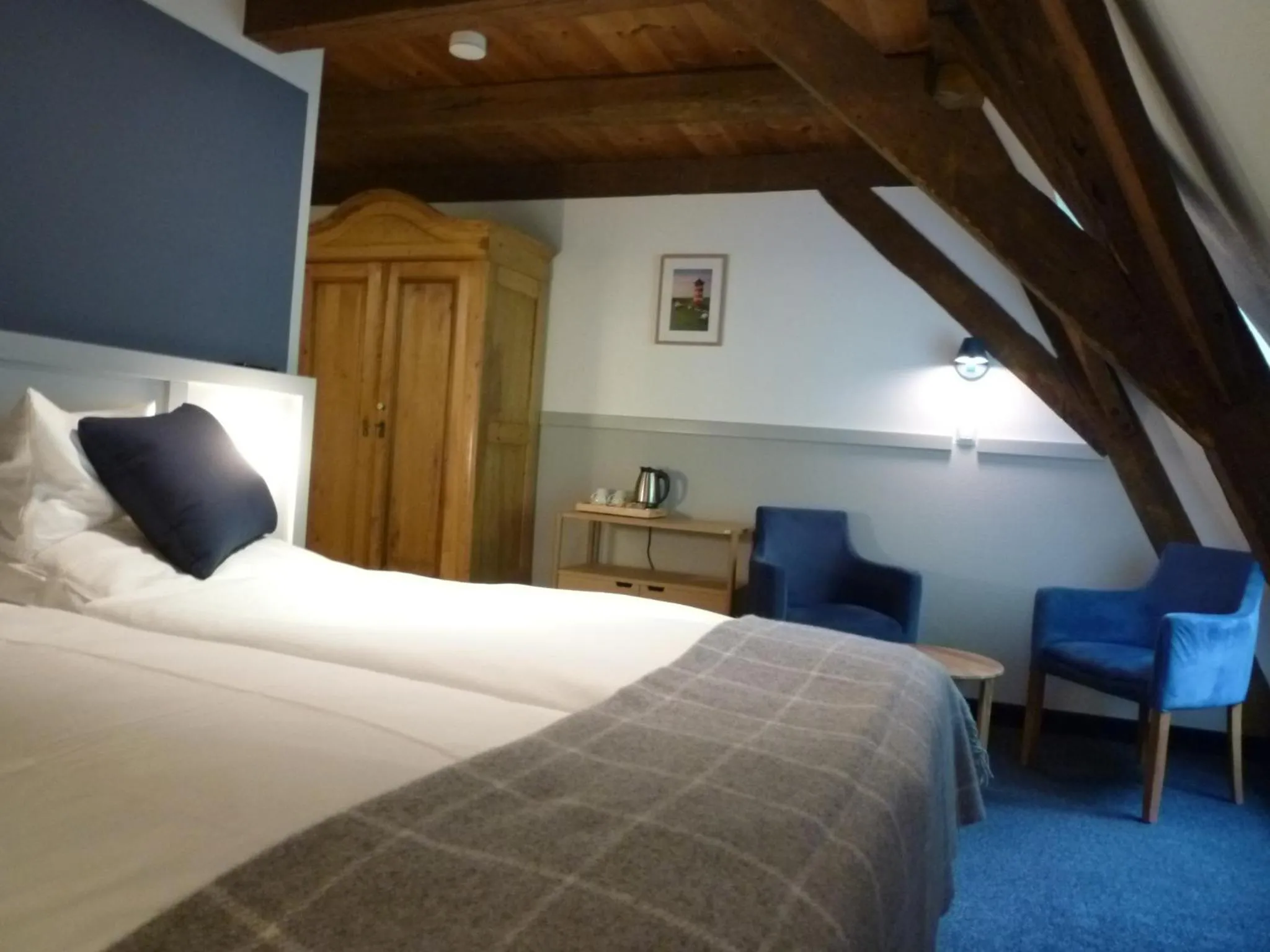 Bed in Hohes Haus