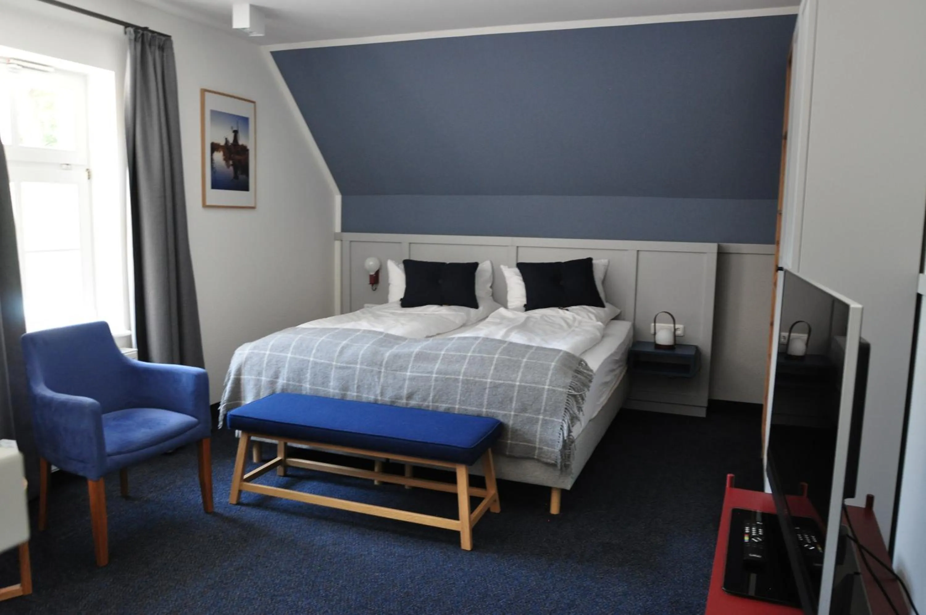 Bed in Hohes Haus