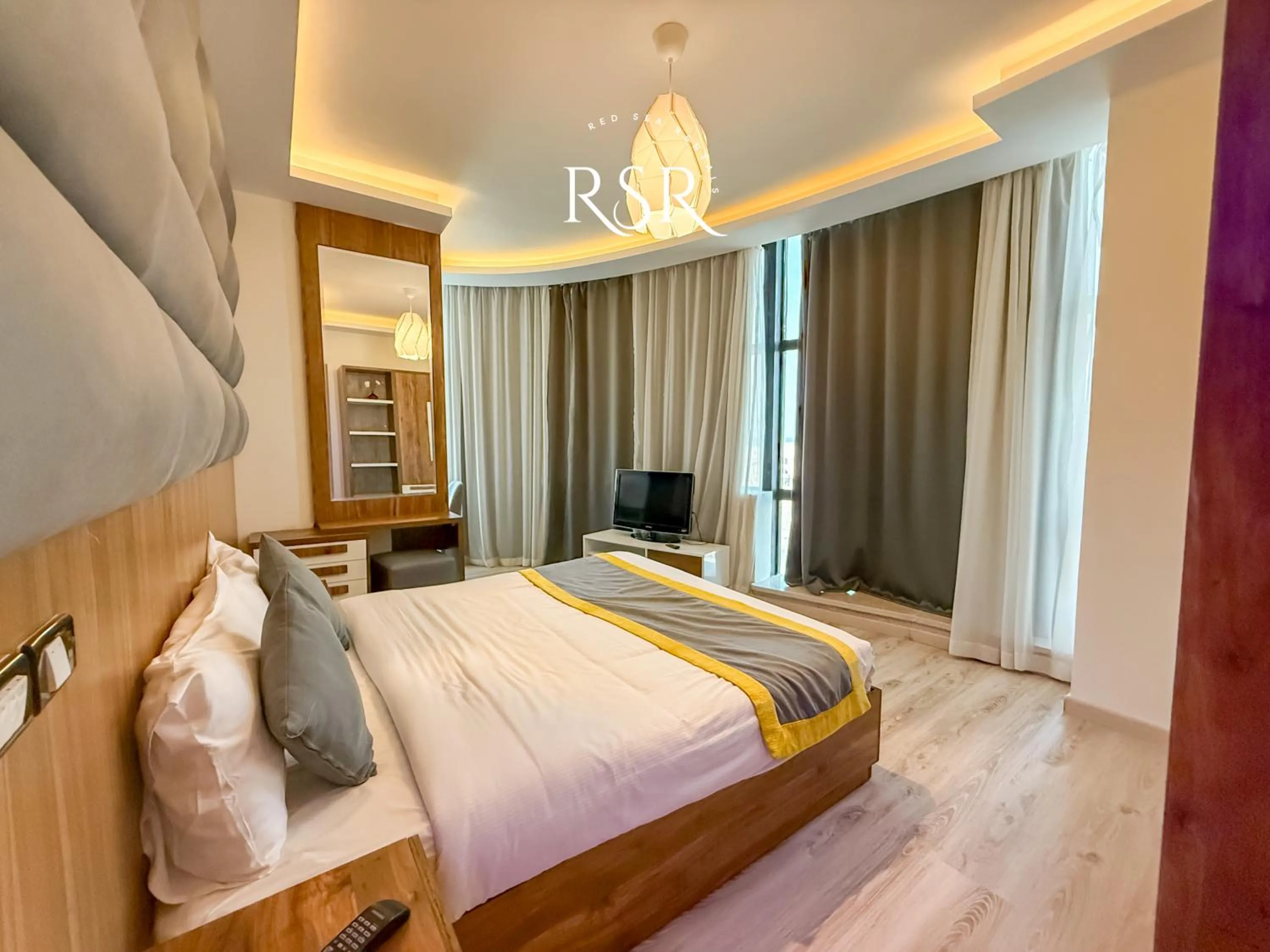 Bed in Elite Suites Hurghada