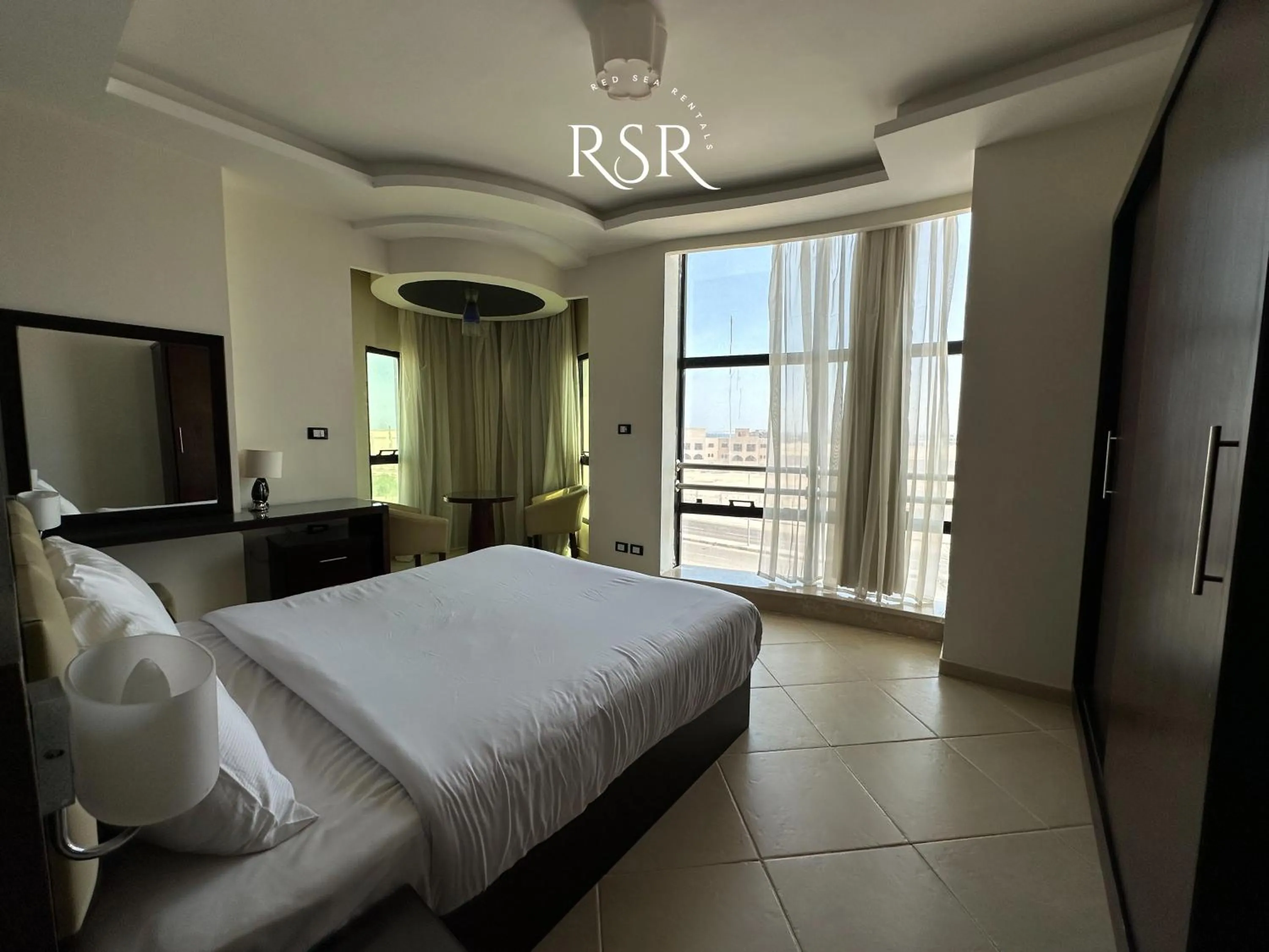 Bed in Elite Suites Hurghada