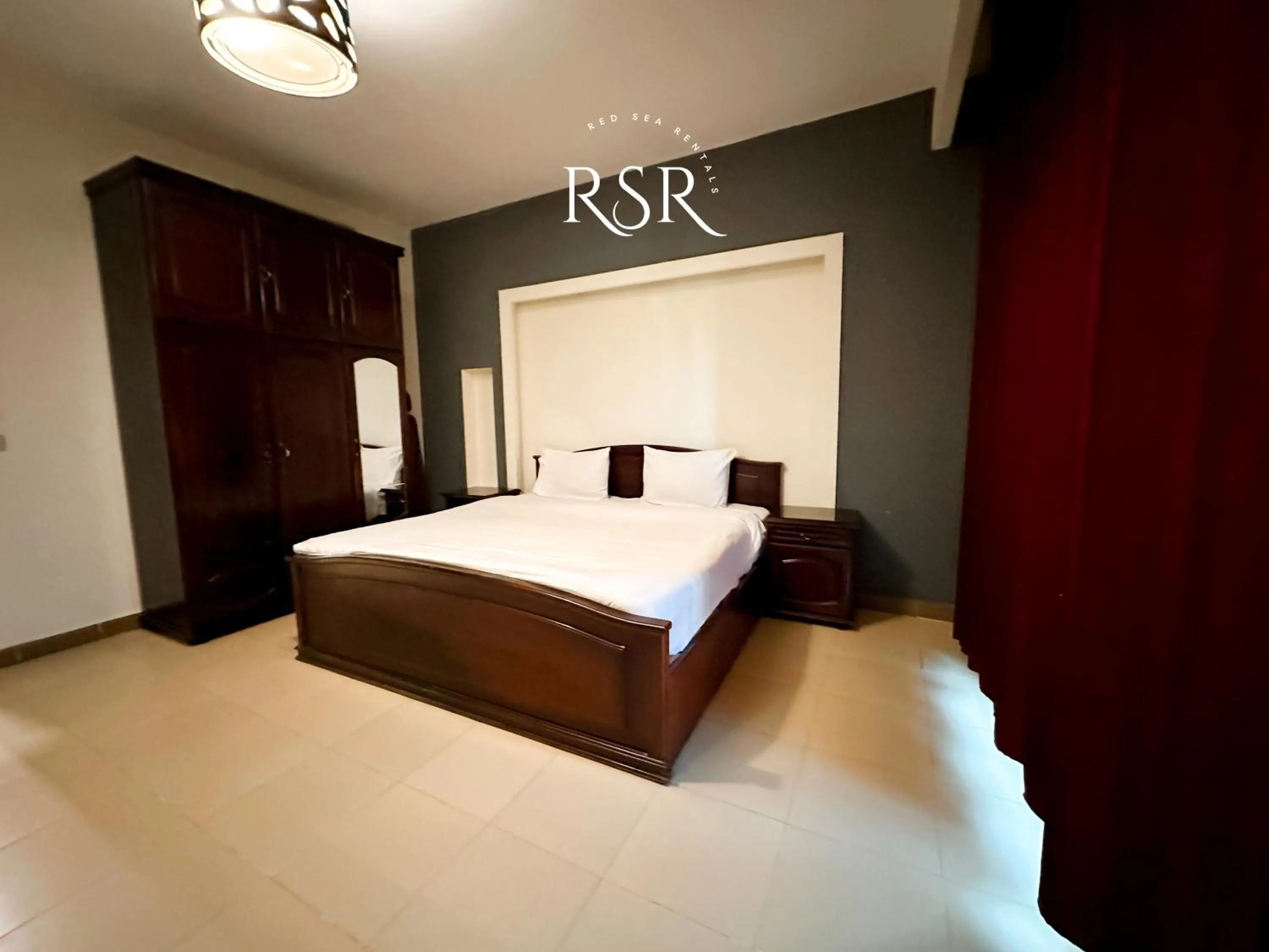 Bed in Elite Suites Hurghada