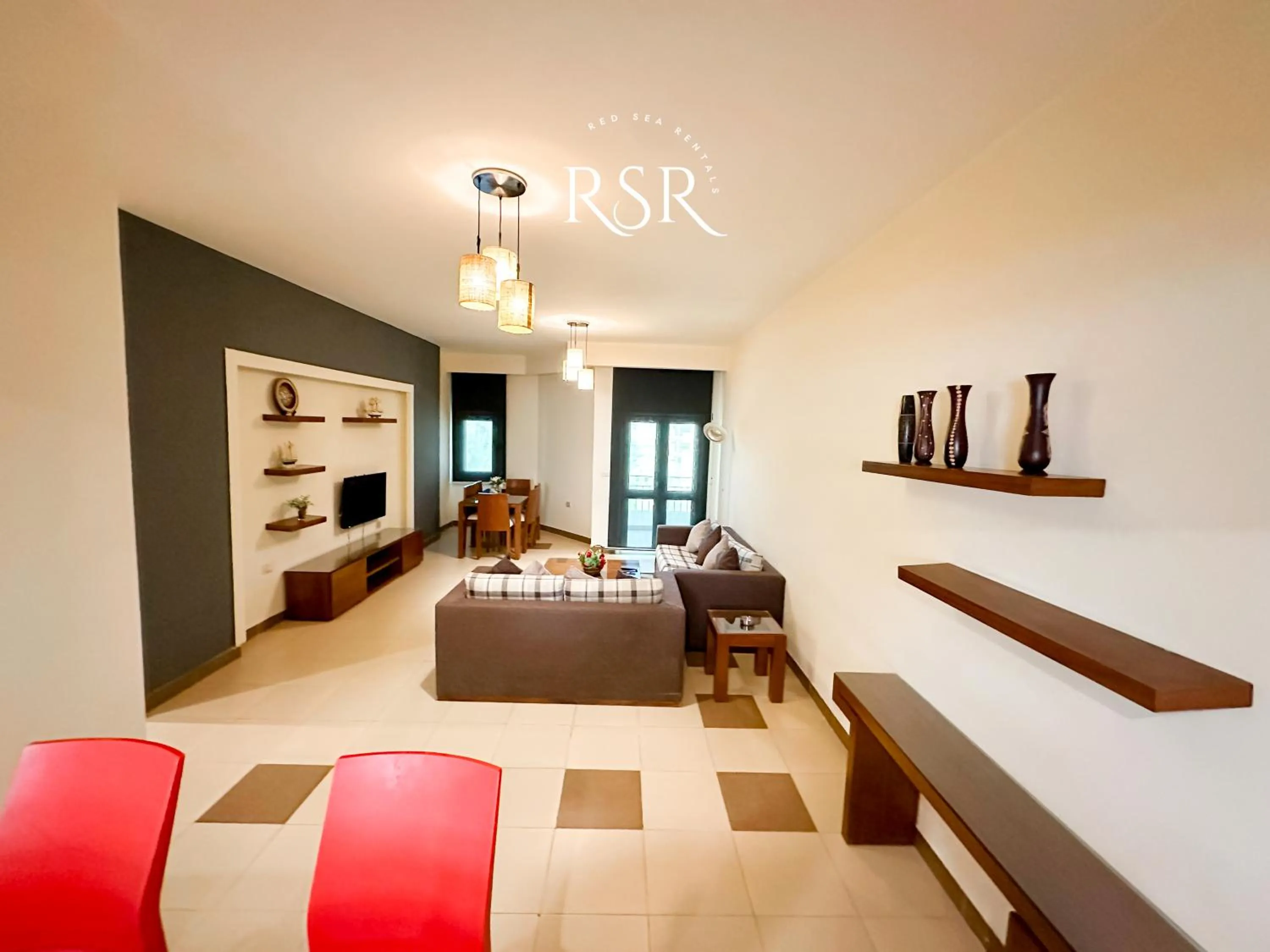 Bed in Elite Suites Hurghada