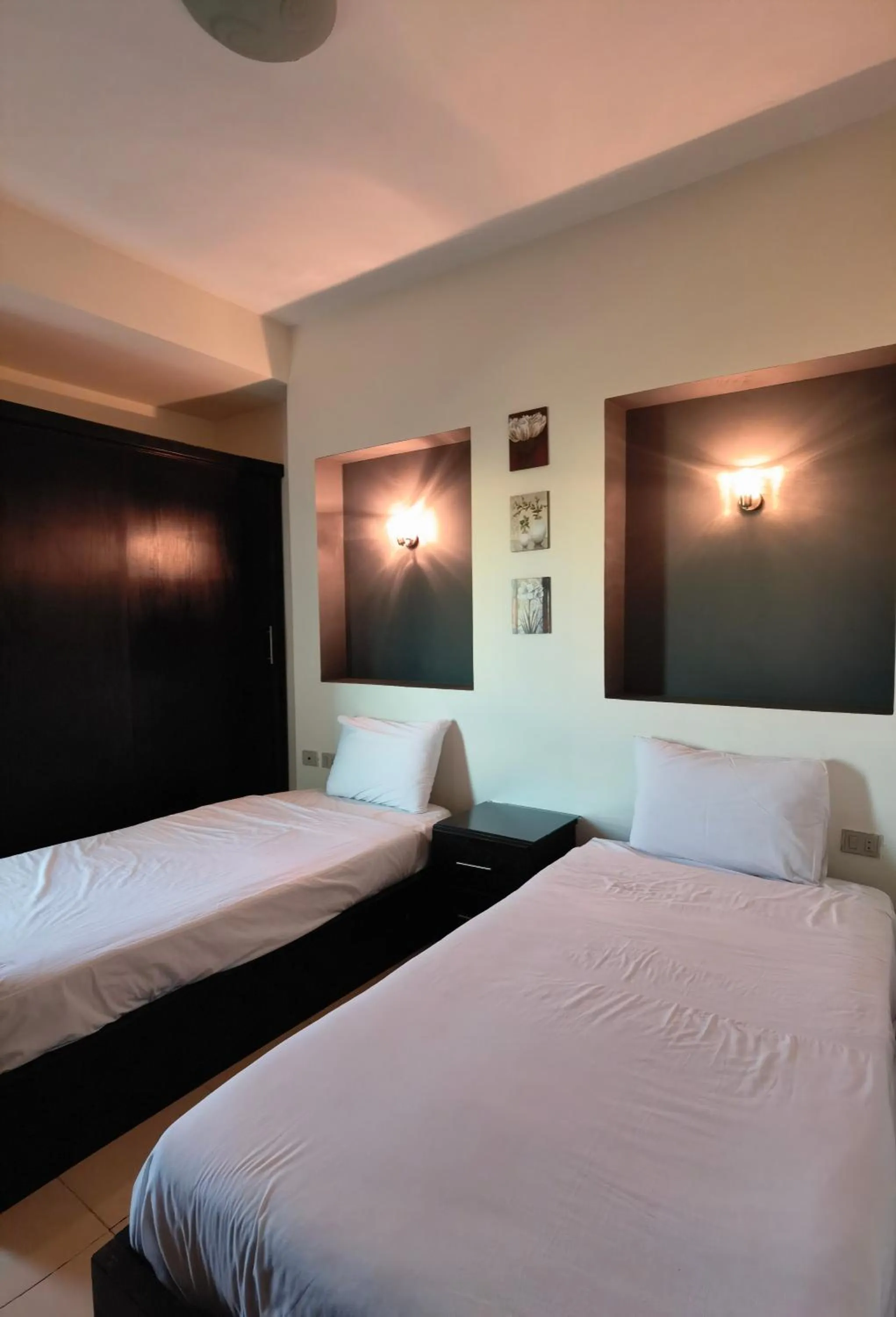 Bed in Elite Suites Hurghada