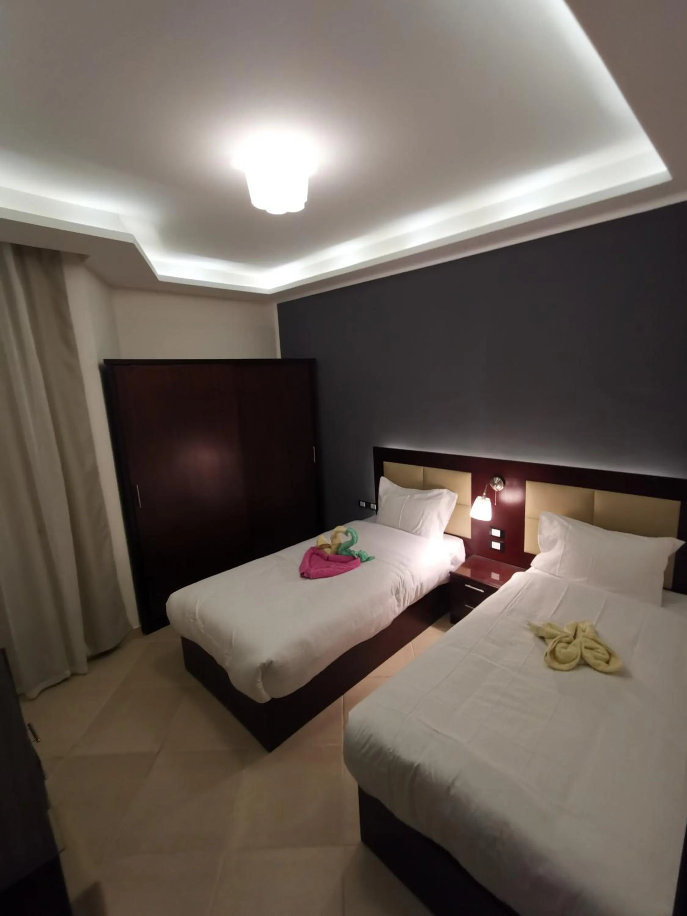 Bed in Elite Suites Hurghada