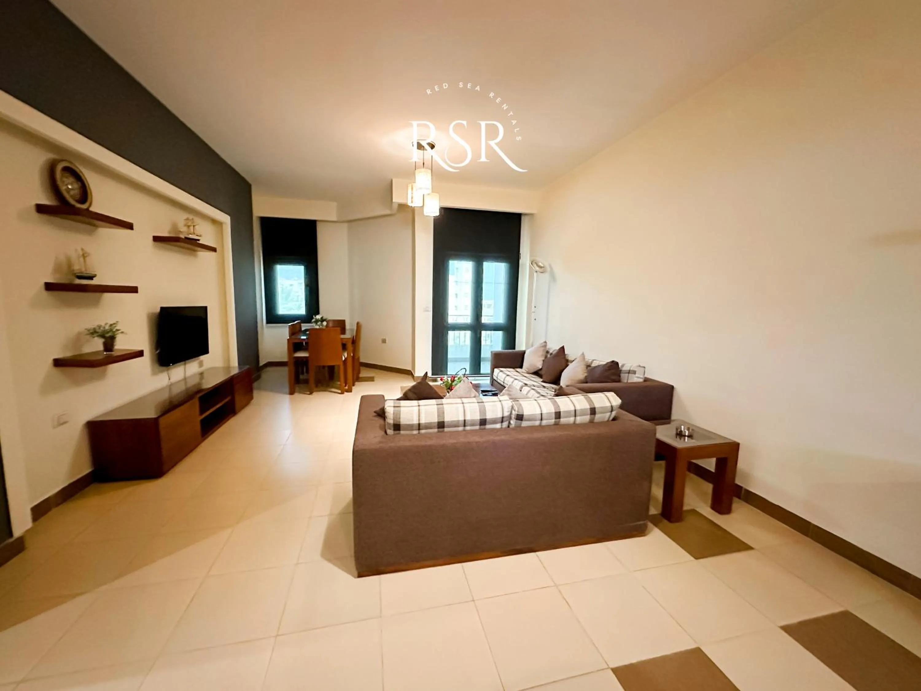 Bed in Elite Suites Hurghada