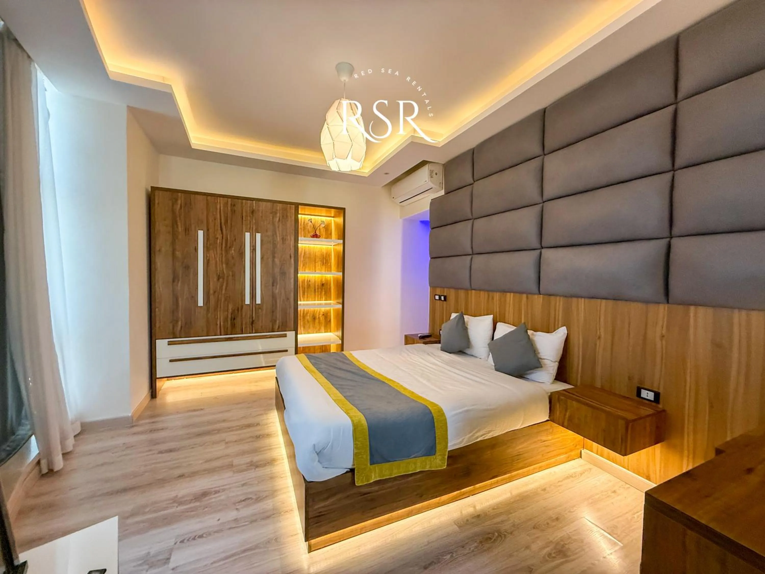 Bed in Elite Suites Hurghada