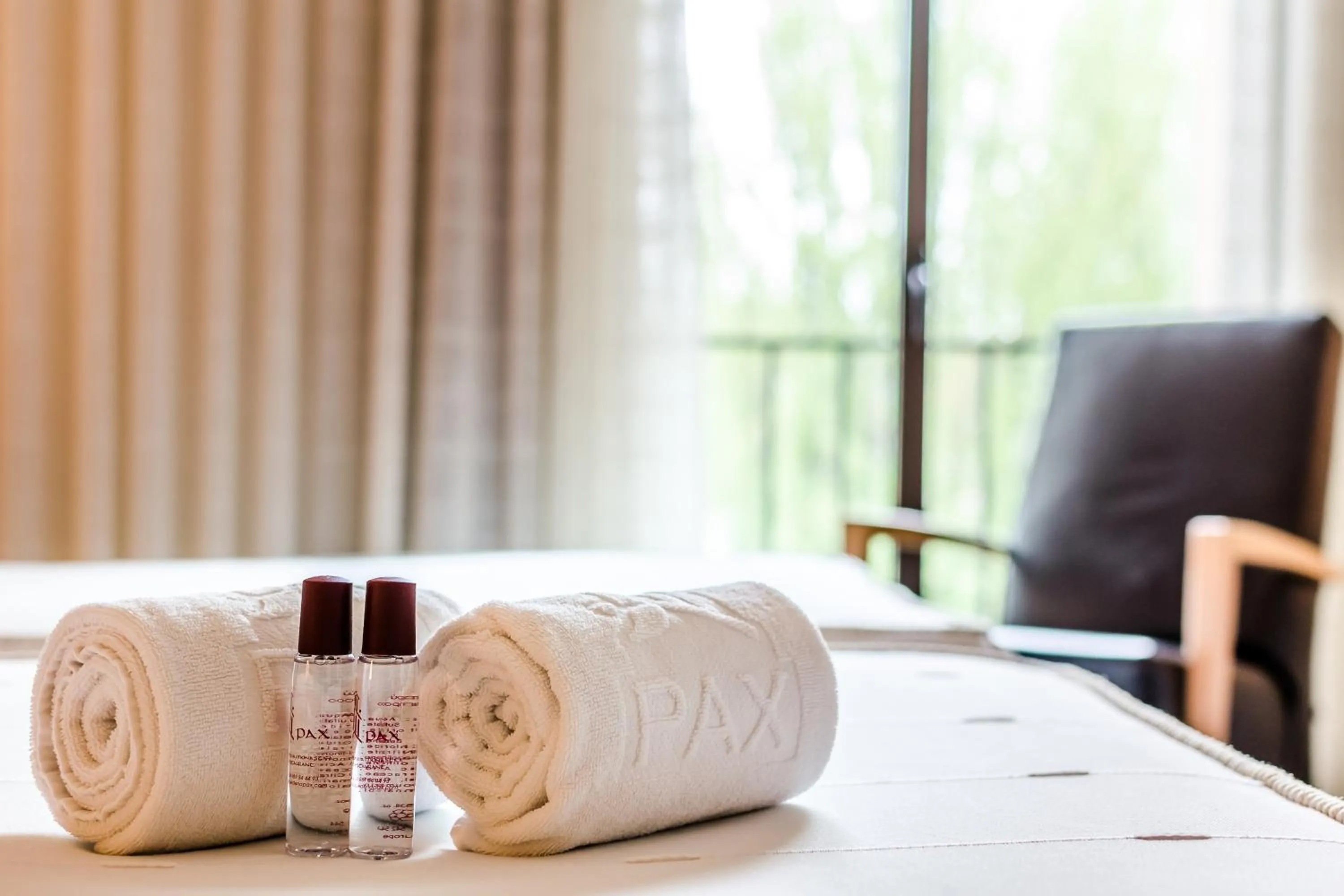 Decorative detail, Bed in Hospedería Pax