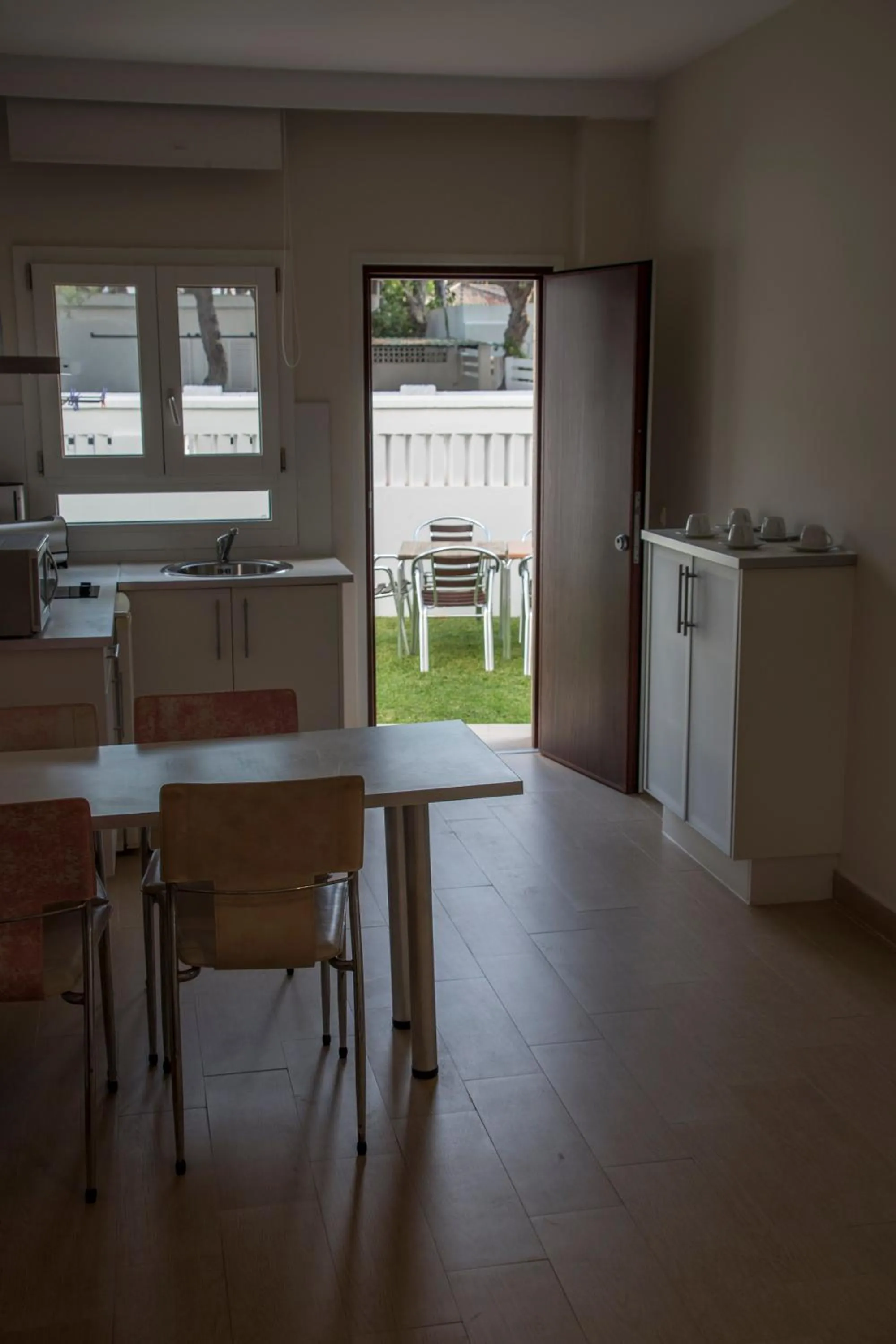 Kitchen or kitchenette in Aparthotel Novo Sancti Petri