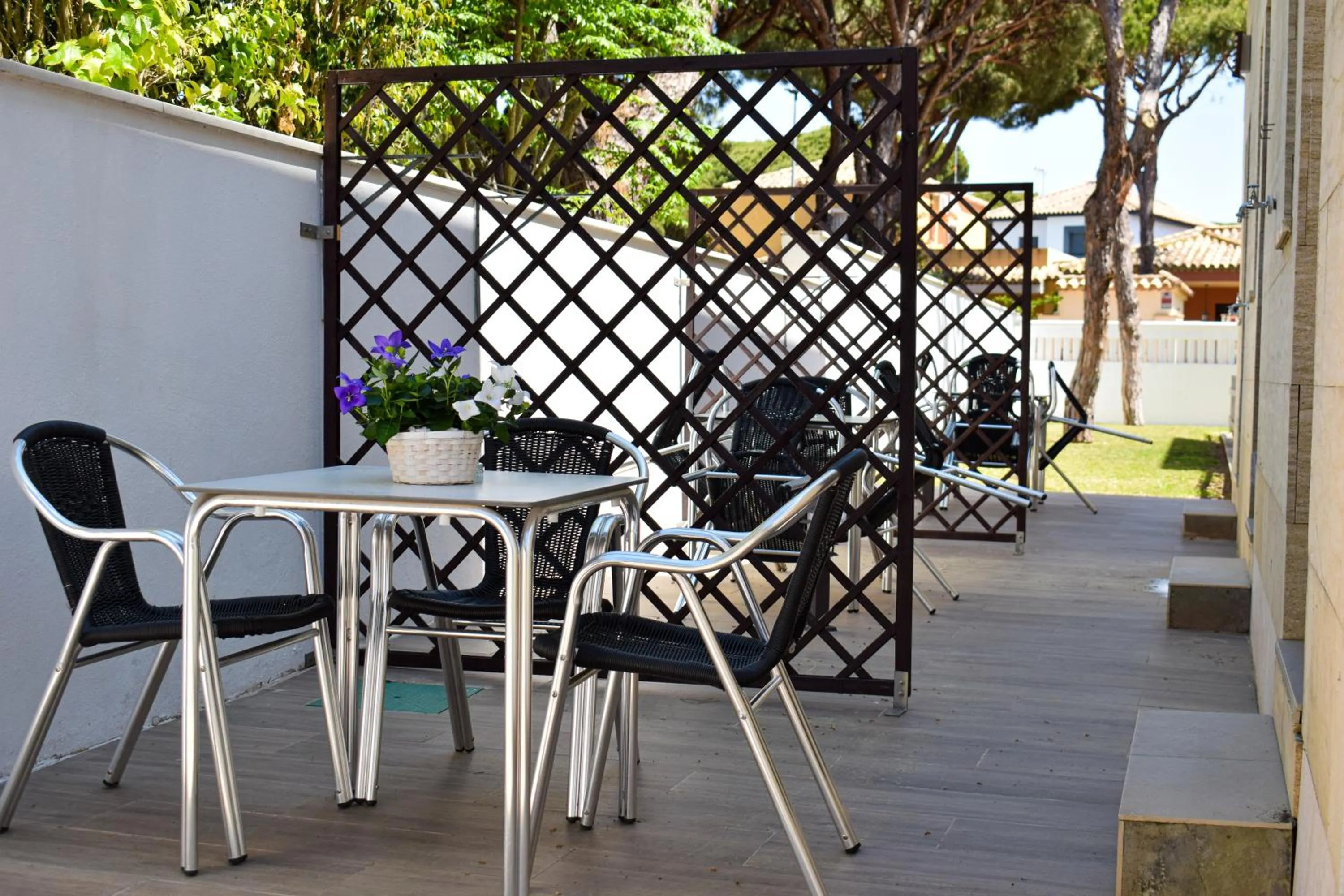 Patio in Aparthotel Novo Sancti Petri