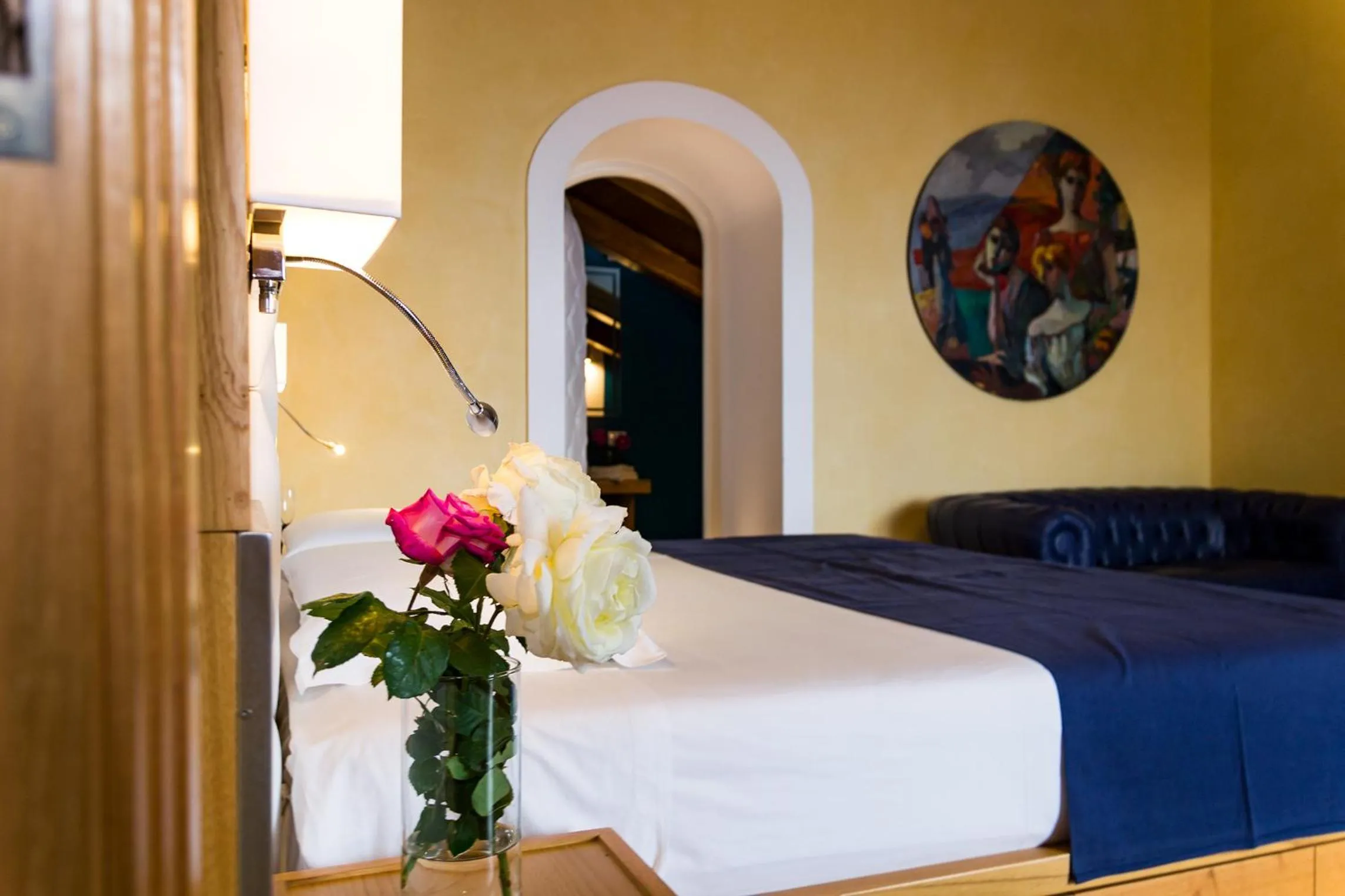 Decorative detail, Bed in Villa Di Natale