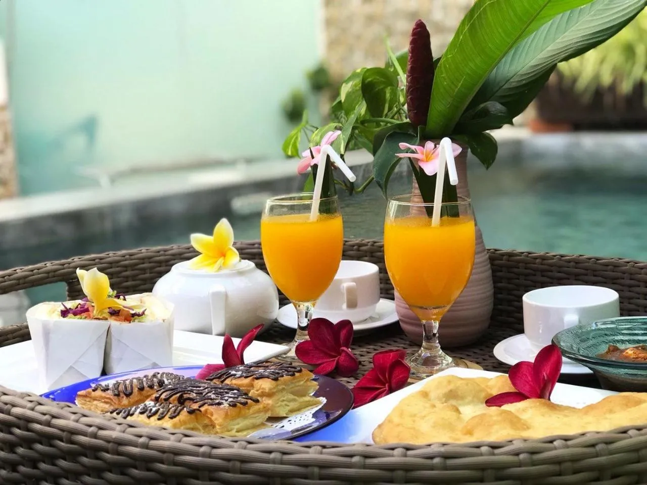 Continental breakfast in Adagaya Villa - Villa With Private Pool, Without Pool