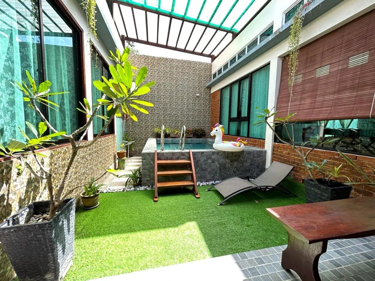 Patio in Adagaya Villa - Villa With Private Pool, Without Pool
