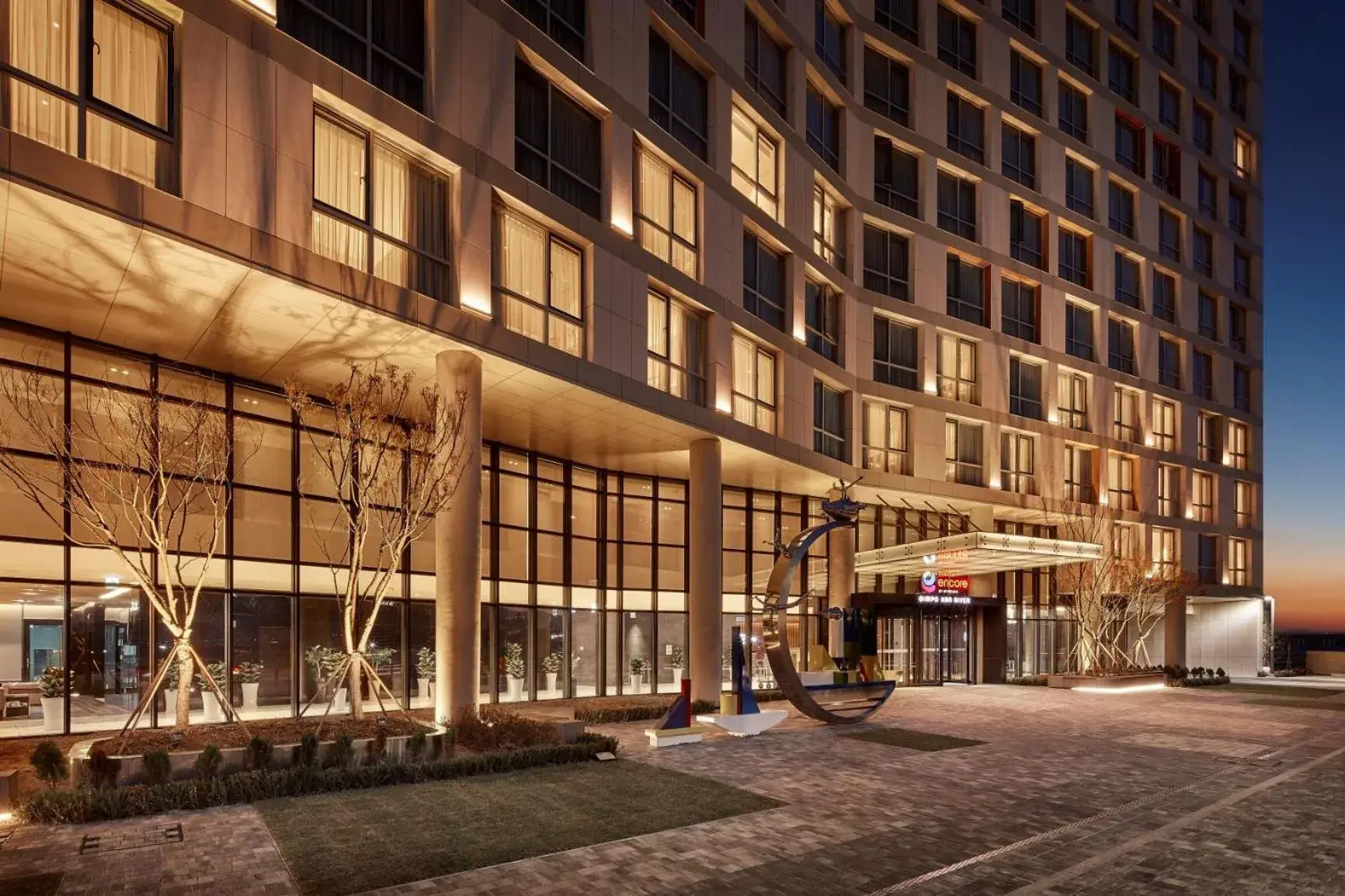 Facade/entrance in Ramada Encore by Wyndham Gimpo Han River Hotel Facade/entrance in Ramada Encore by Wyndham Gimpo Han River Hotel