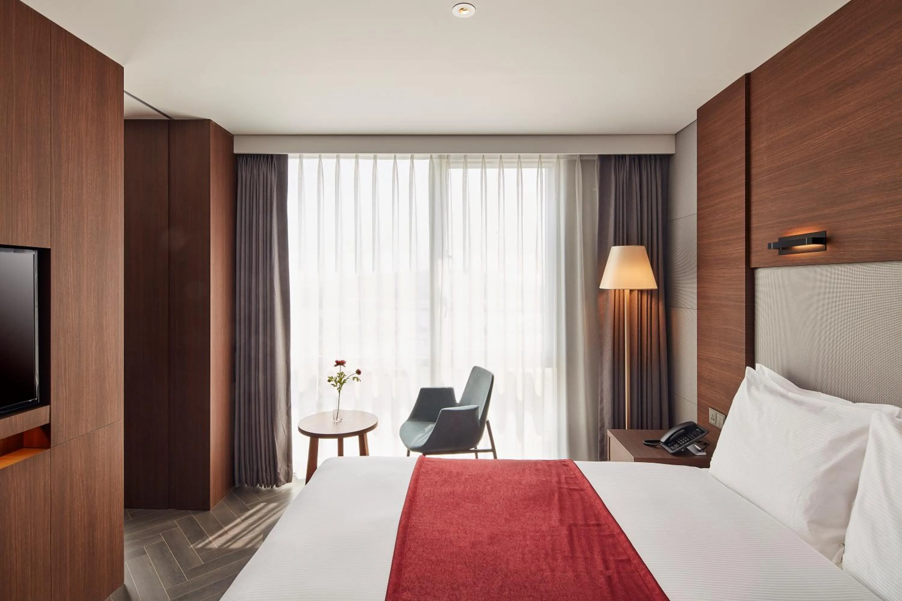 Bedroom, Bed in Ramada Encore by Wyndham Gimpo Han River Hotel