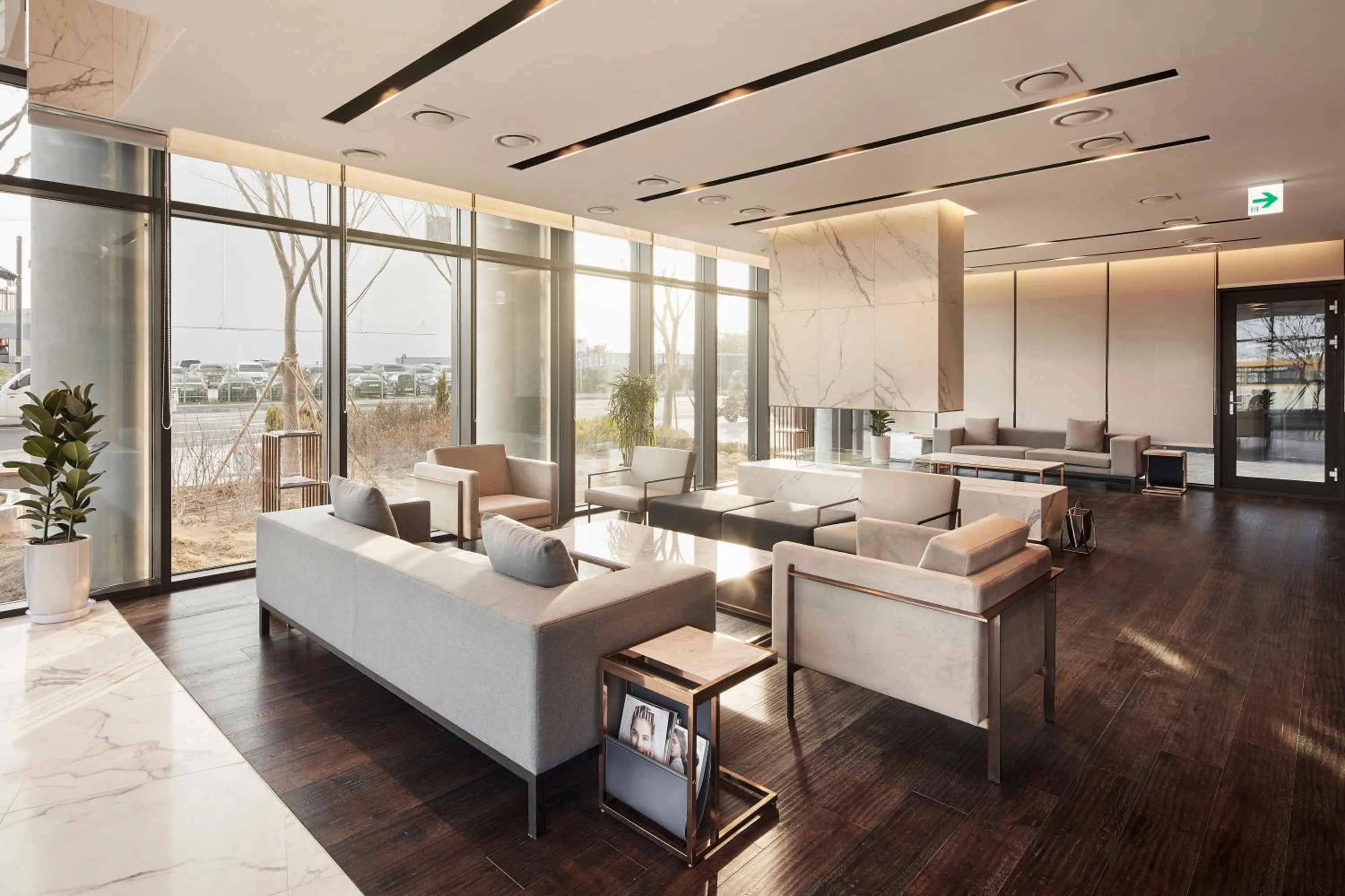 Lobby or reception, Bed in Ramada Encore by Wyndham Gimpo Han River Hotel