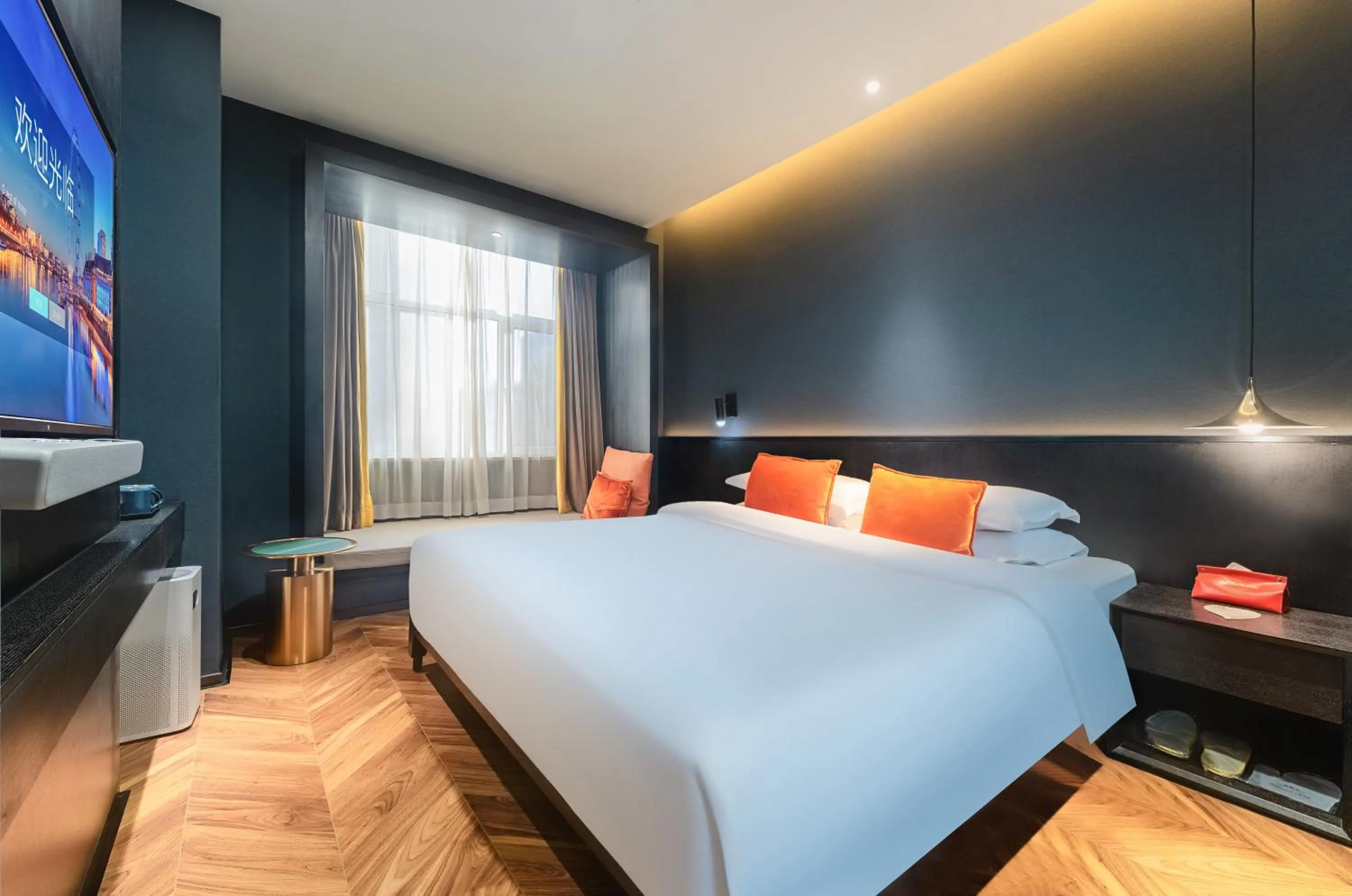 Superior King Room in HeSu DESIGNER Hotel & Suites - Xi'an Drum Tower & YONGNING Gate Branch