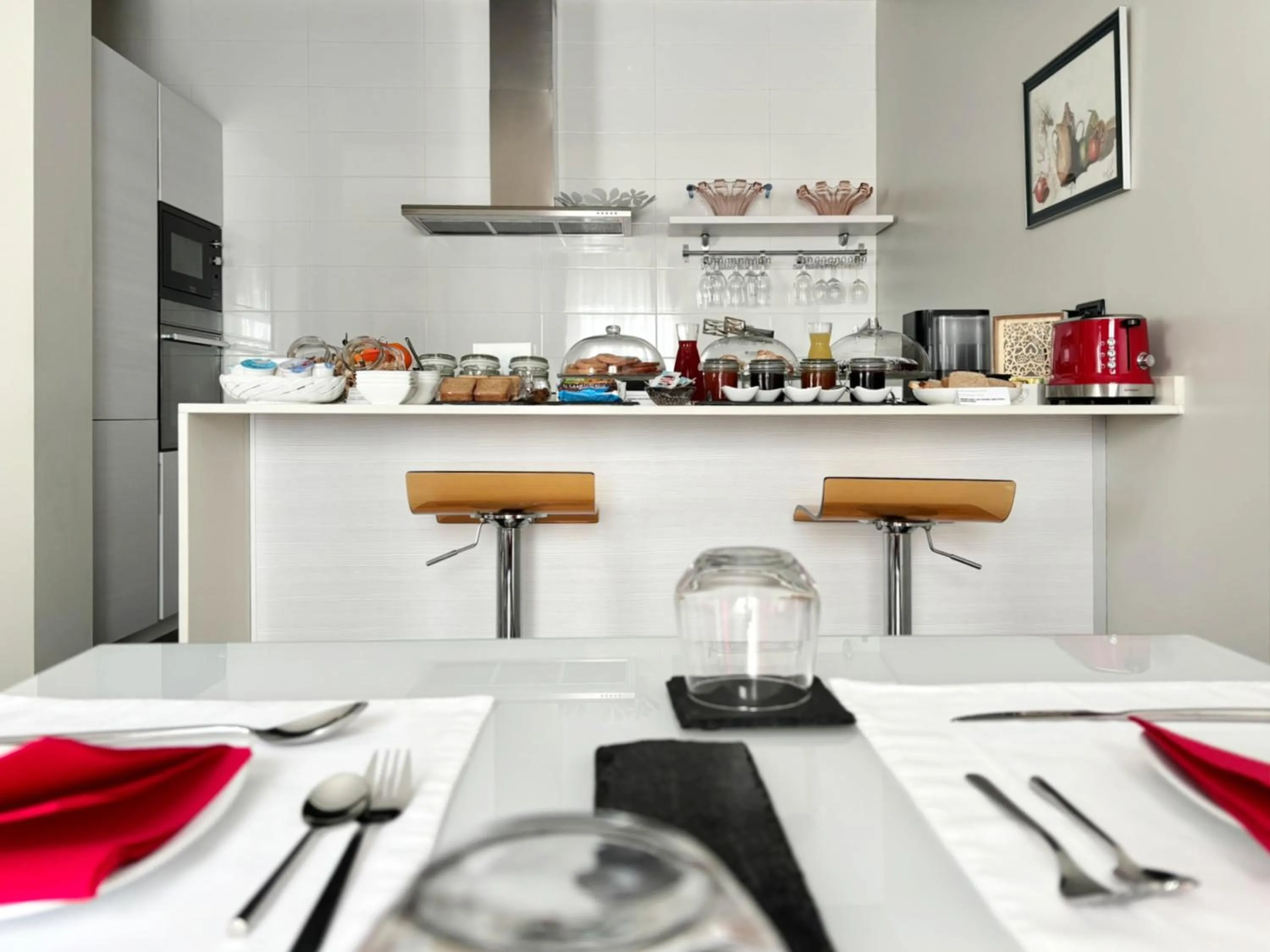 Kitchen or kitchenette in Pepe's Home B&B