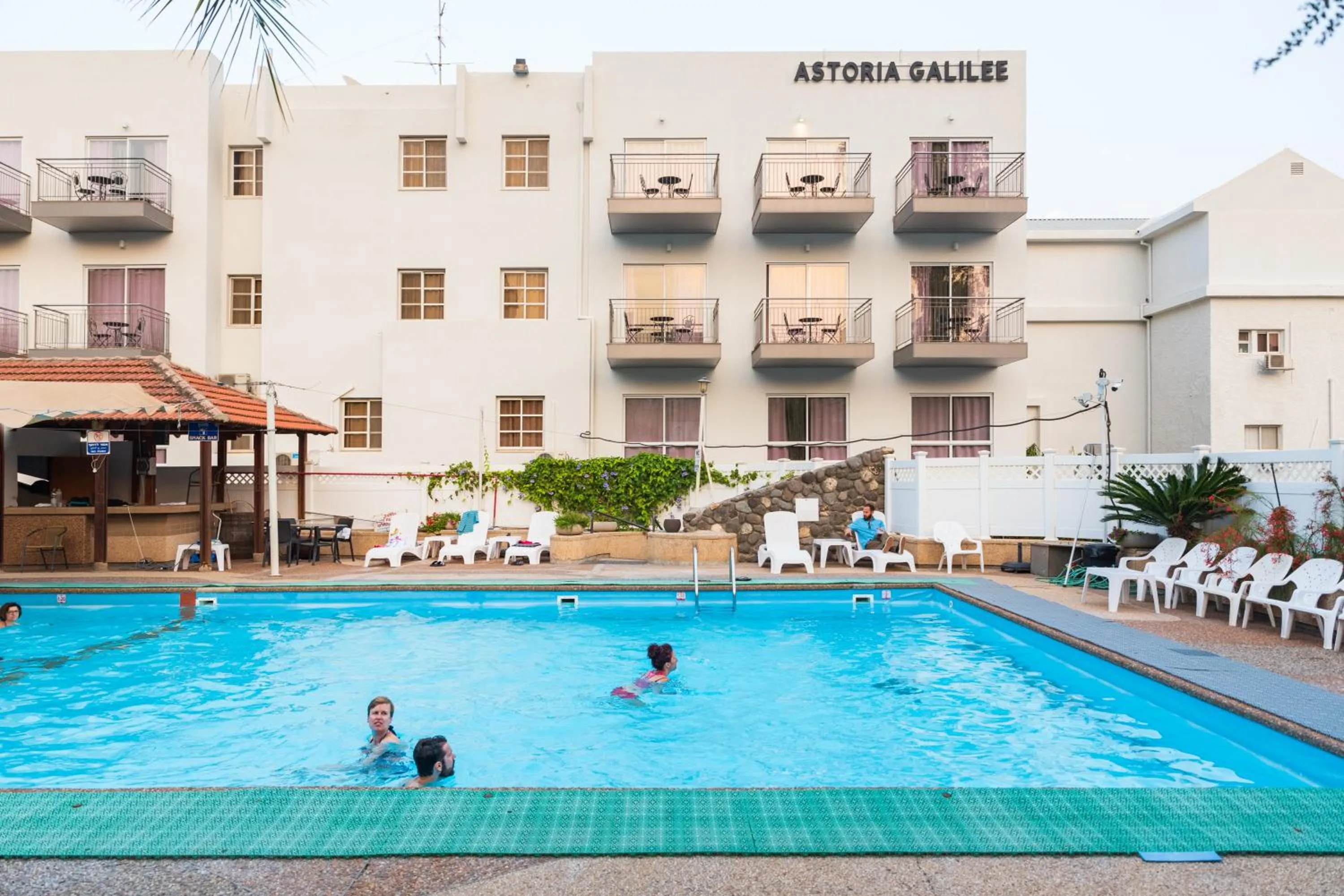 Property building in Astoria Galilee Hotel