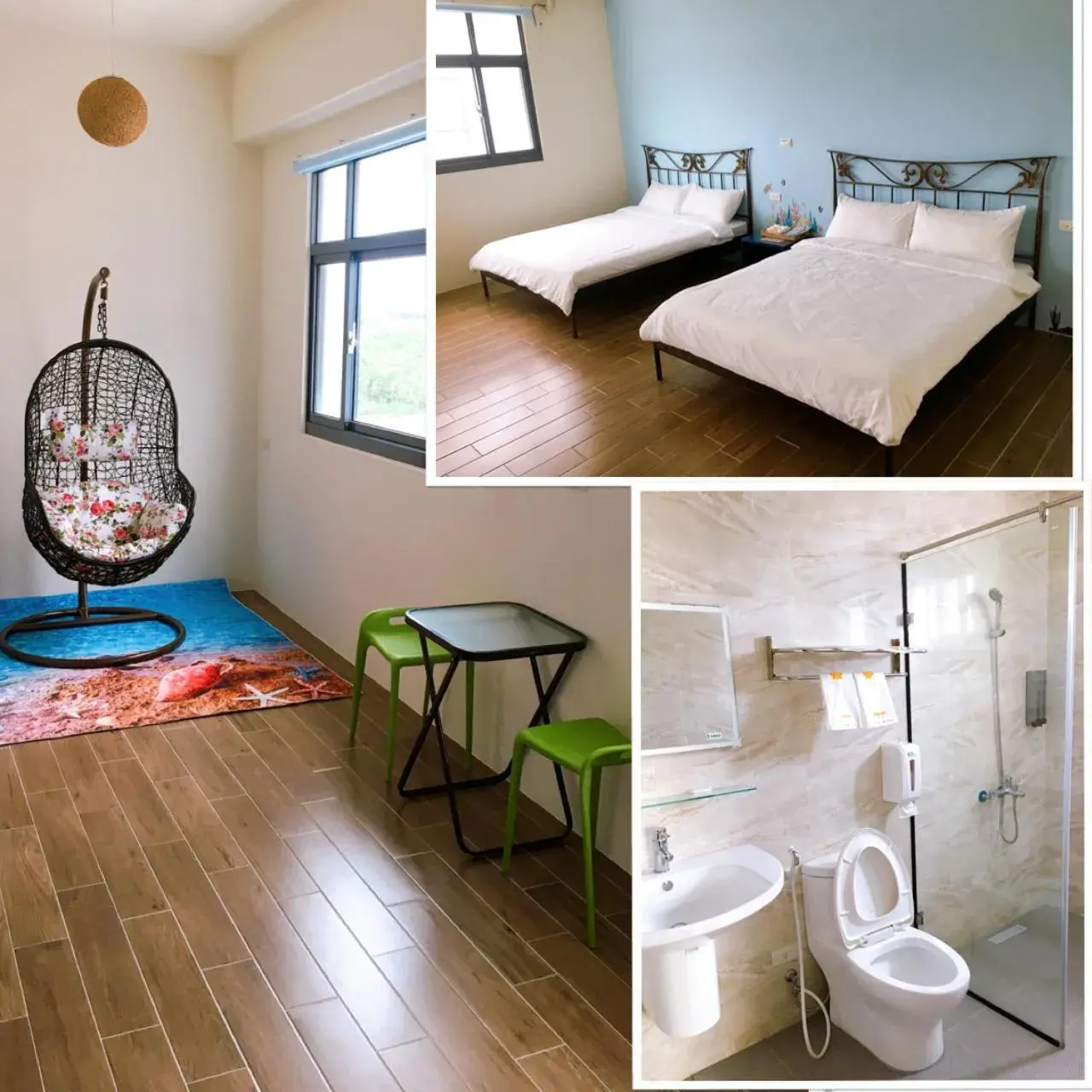 Quadruple Room with Shower in Aegean Sea Homestay Quadruple Room with Shower in Aegean Sea Homestay