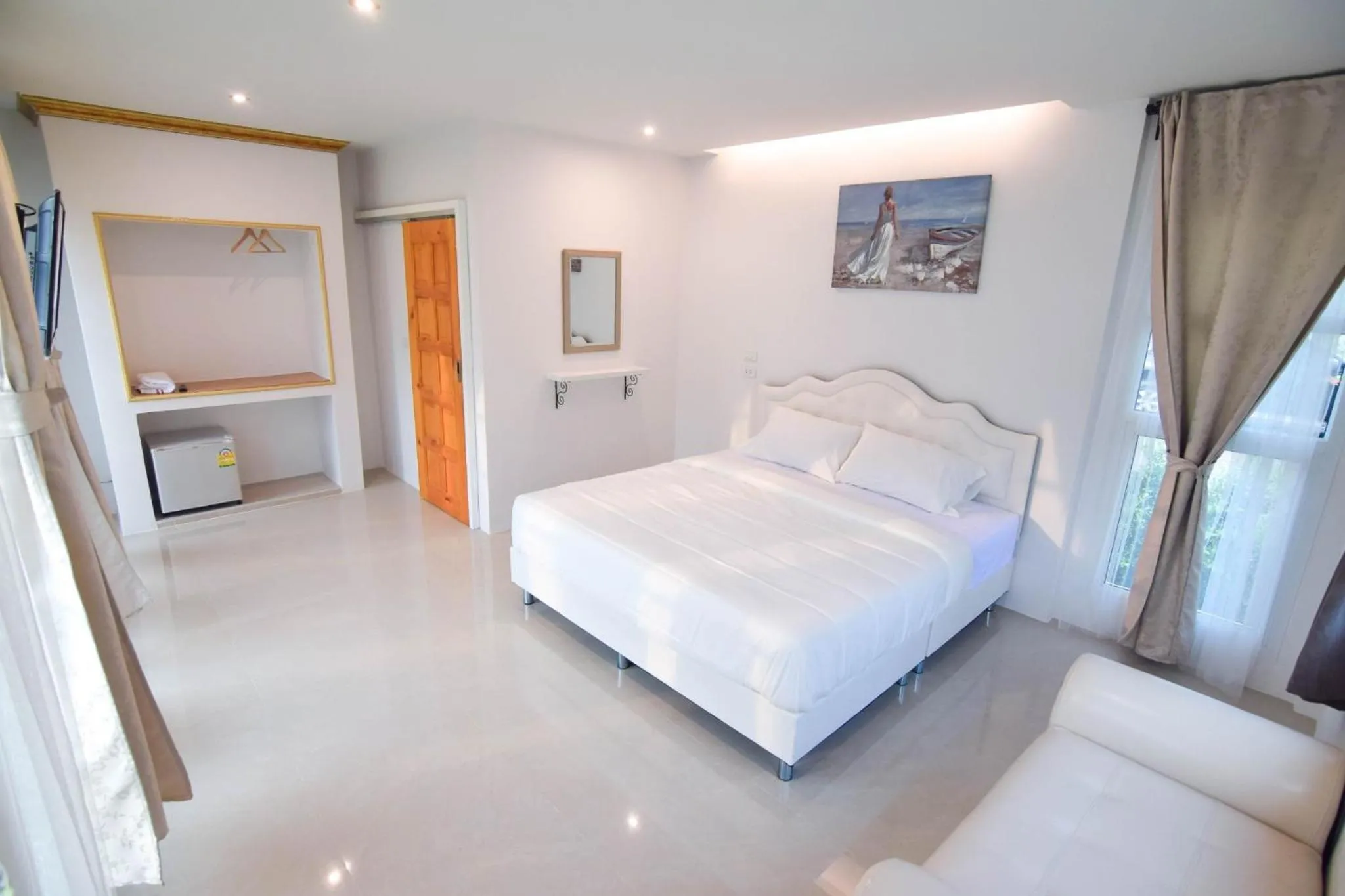 Bed in Je t'aime cafe & villa