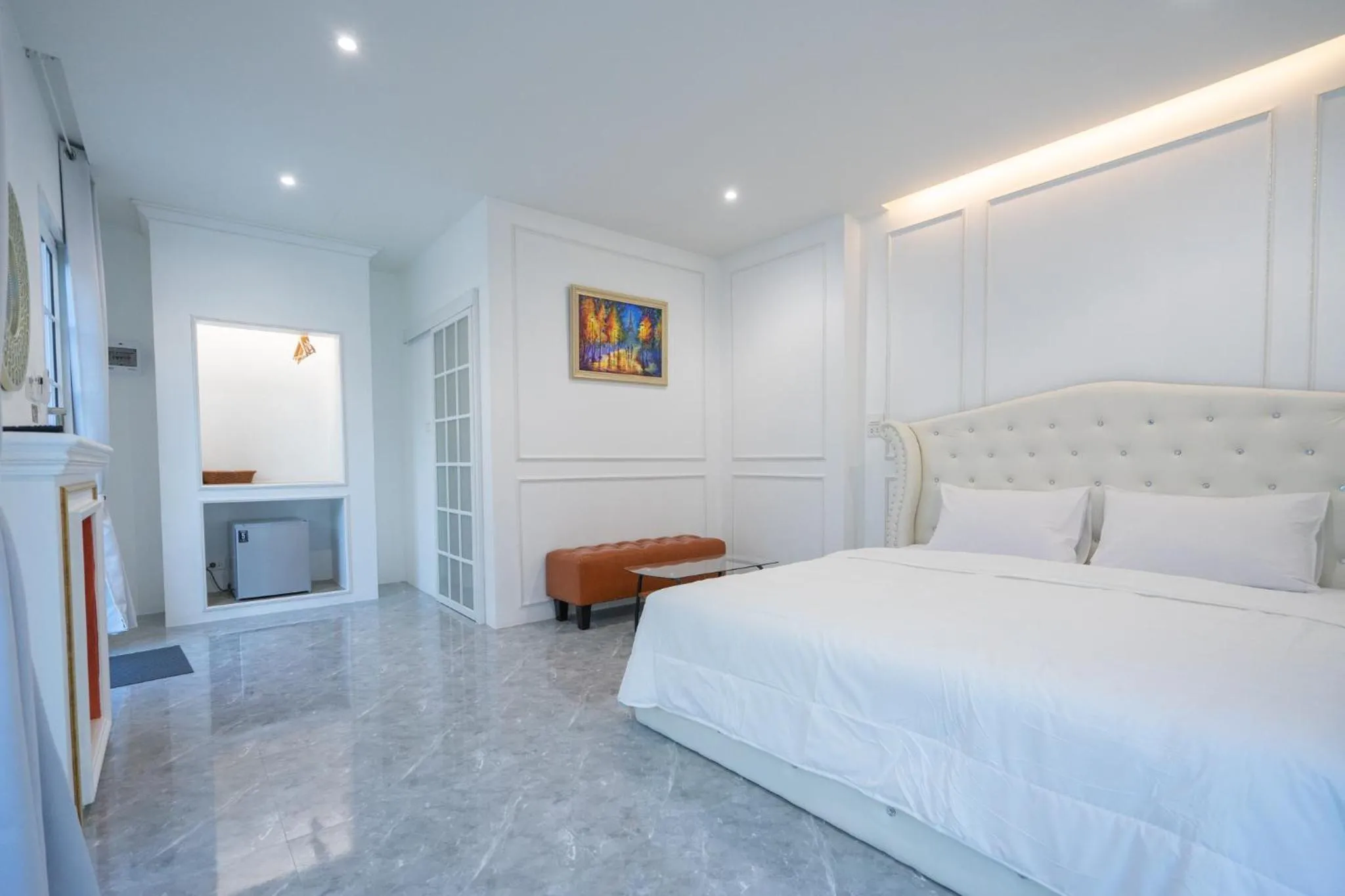 Bed in Je t'aime cafe & villa
