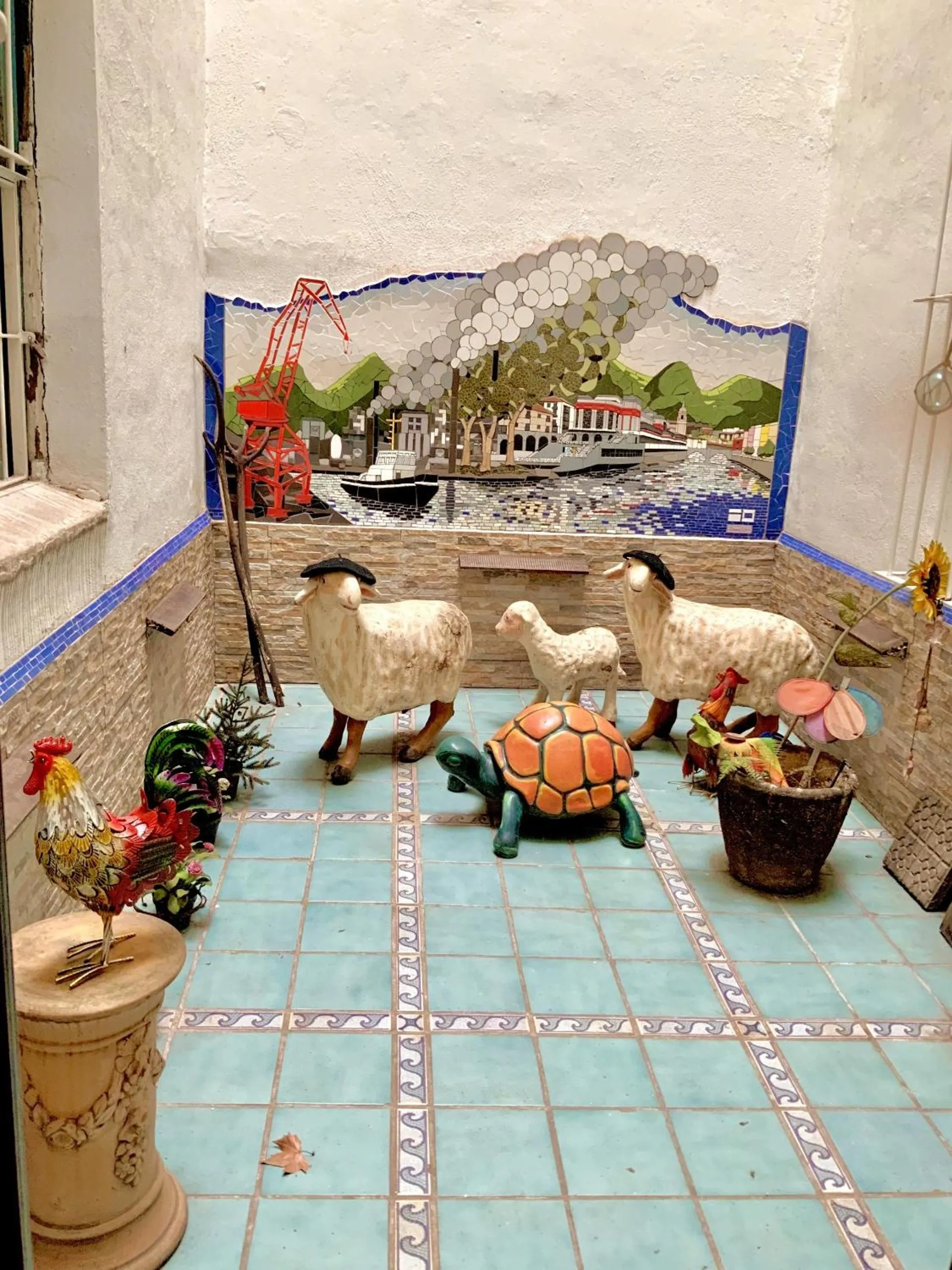 Patio in Iturrienea Ostatua