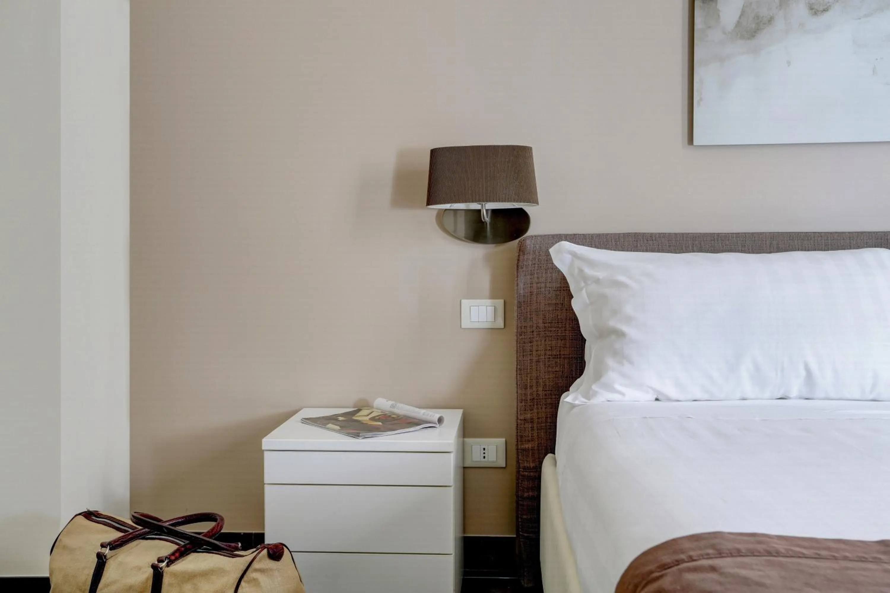 Bedroom, Bed in Colosseo Gardens - My Extra Home