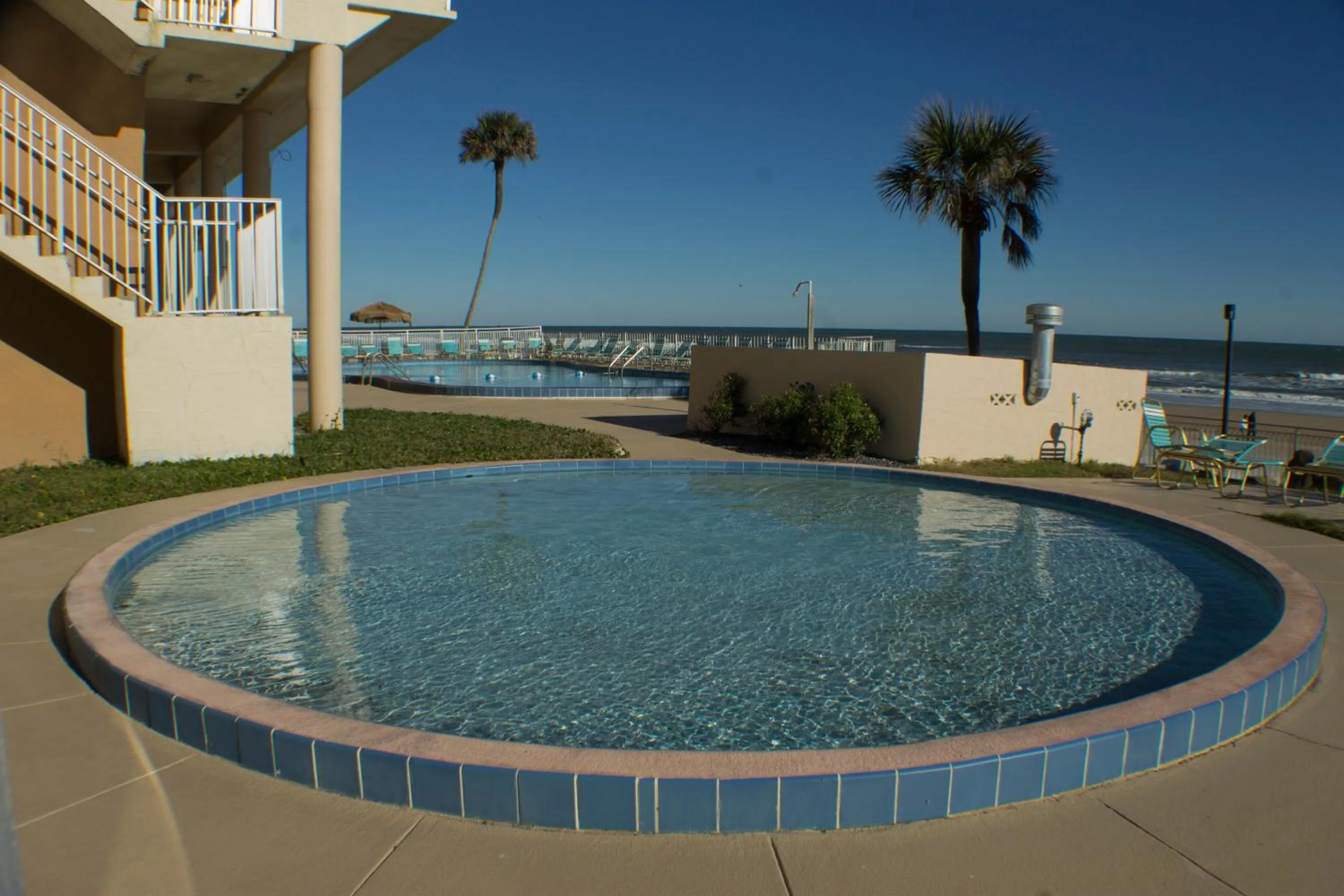 Hot Tub in Makai Beach Lodge - NOT TAKING RESERVATIONS DUE TO HURRICANE DAMAGE Until Mid DEC