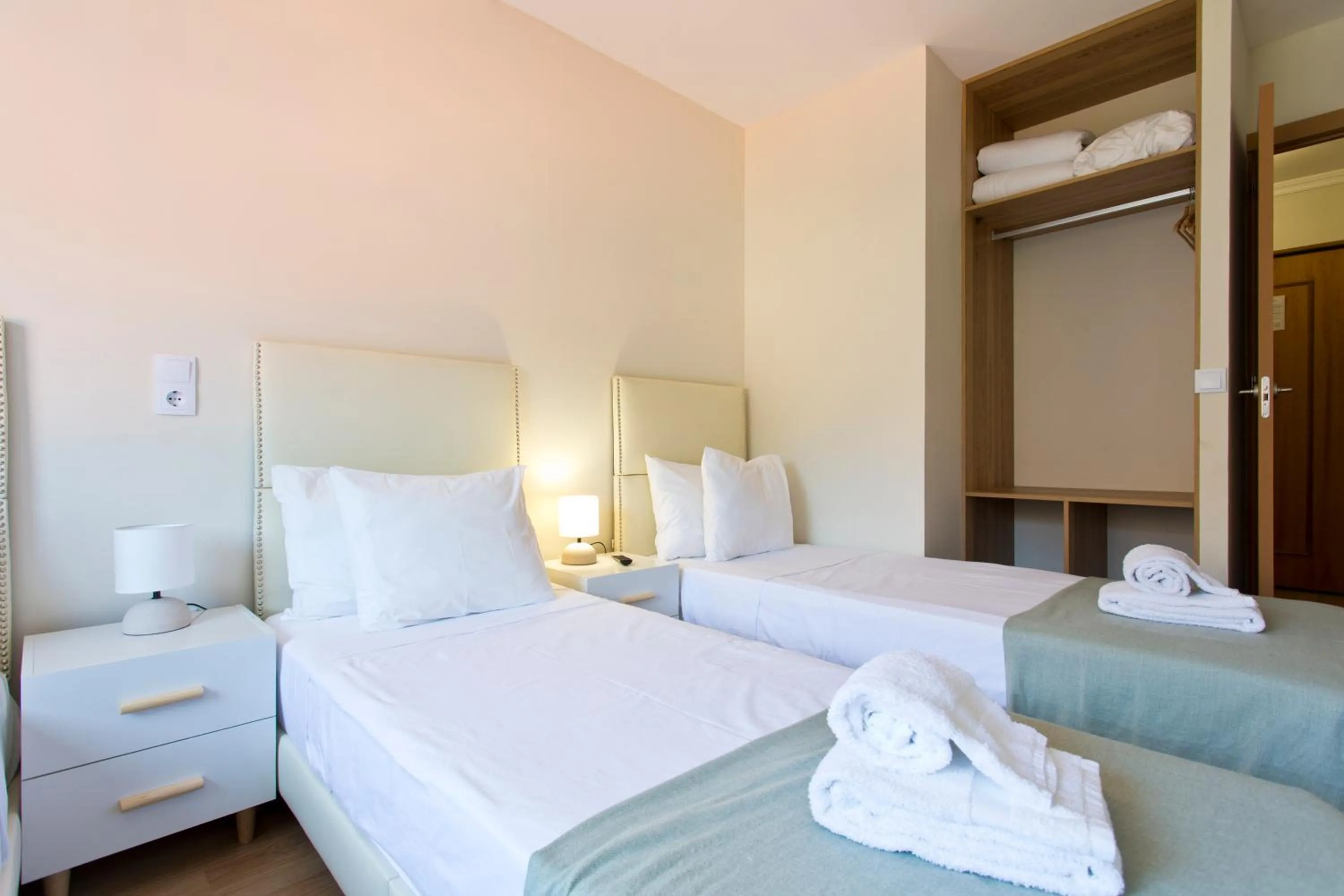 Bed in Studios Porto Solar