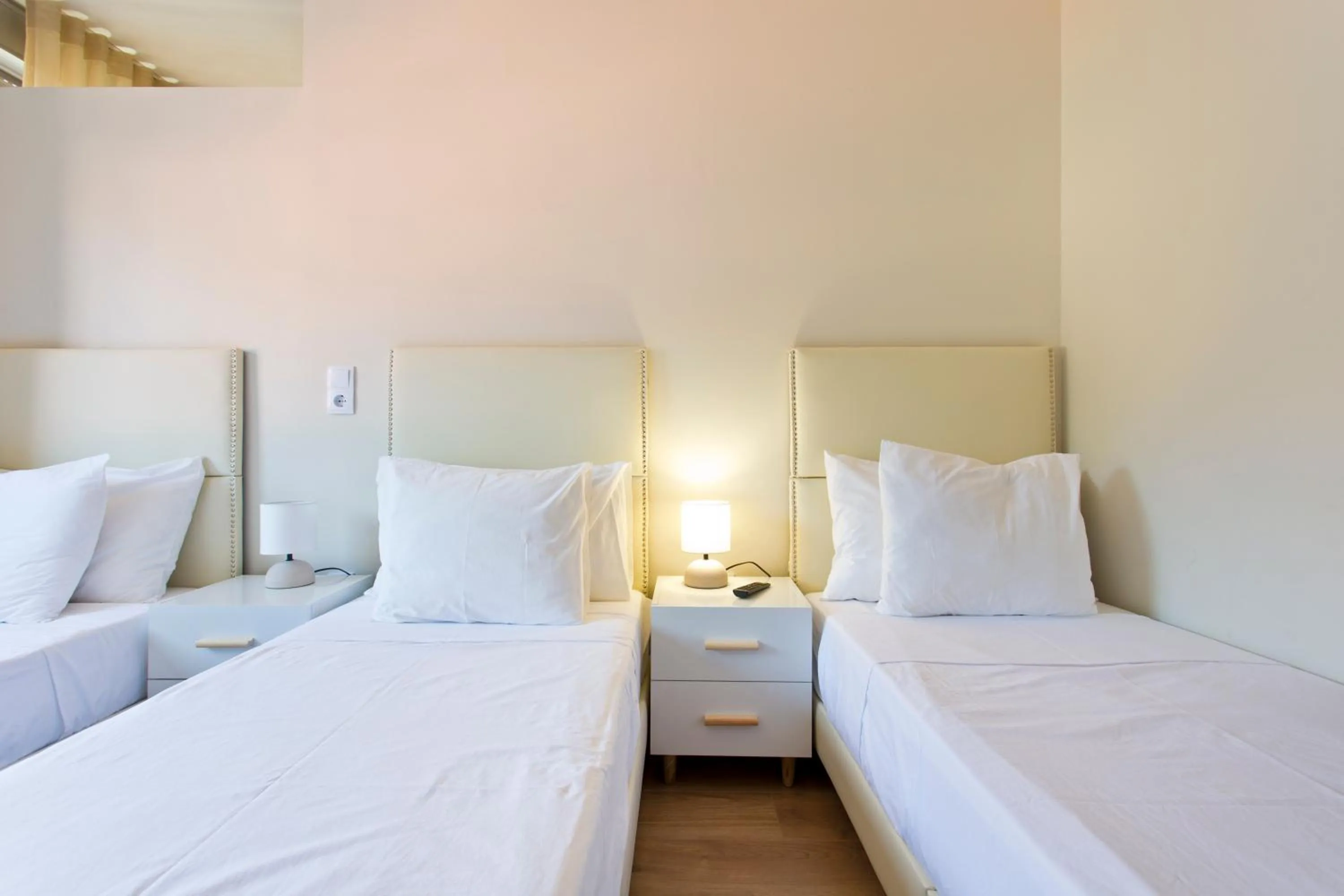 Bed in Studios Porto Solar