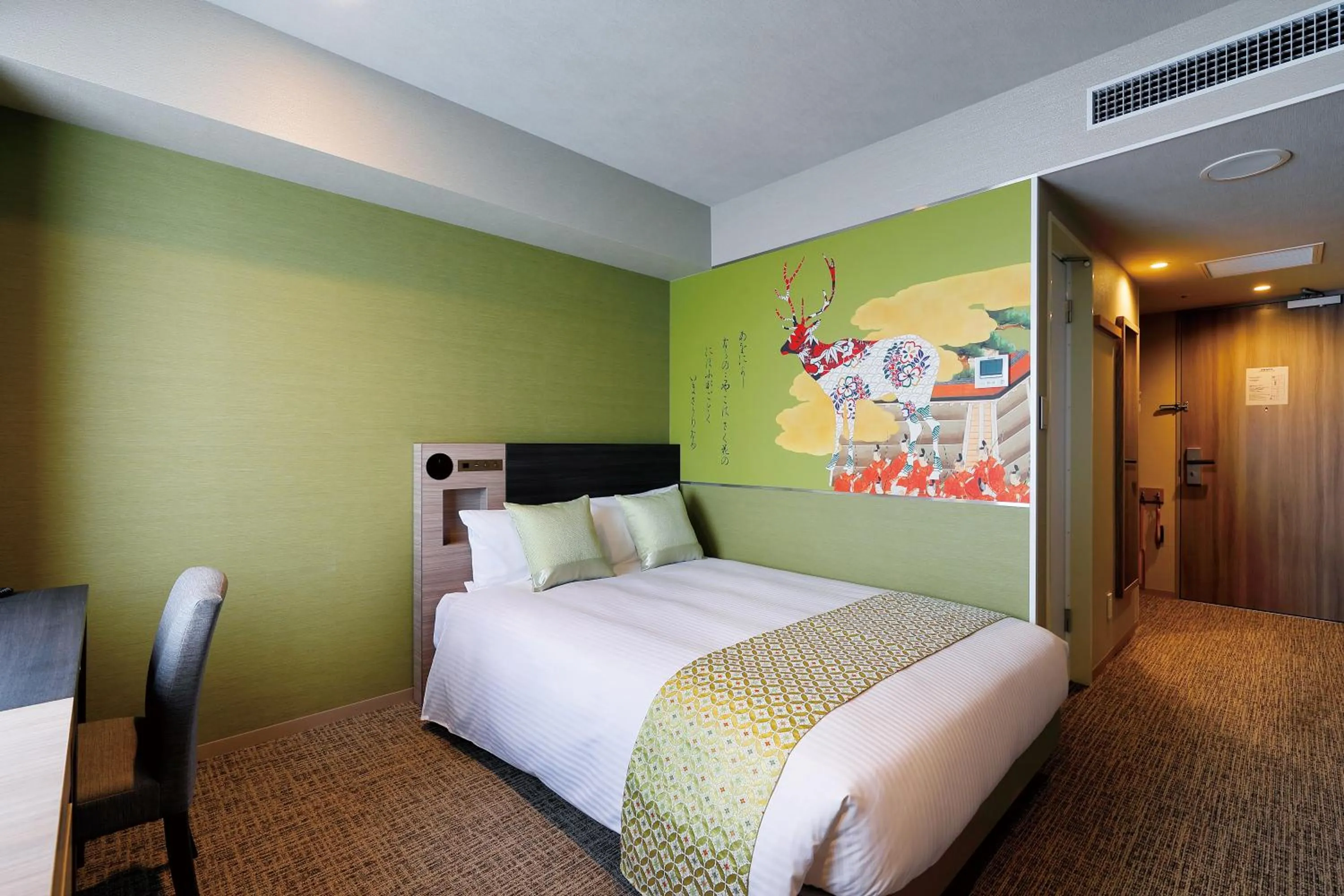 Bed in Daiwa Roynet Hotel Nara Natural Hot Spring