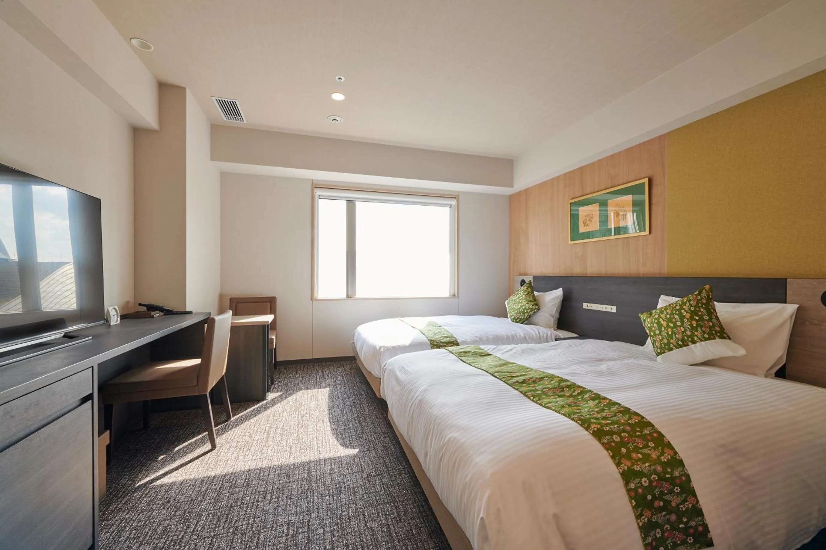 Bed in Daiwa Roynet Hotel Nara Natural Hot Spring